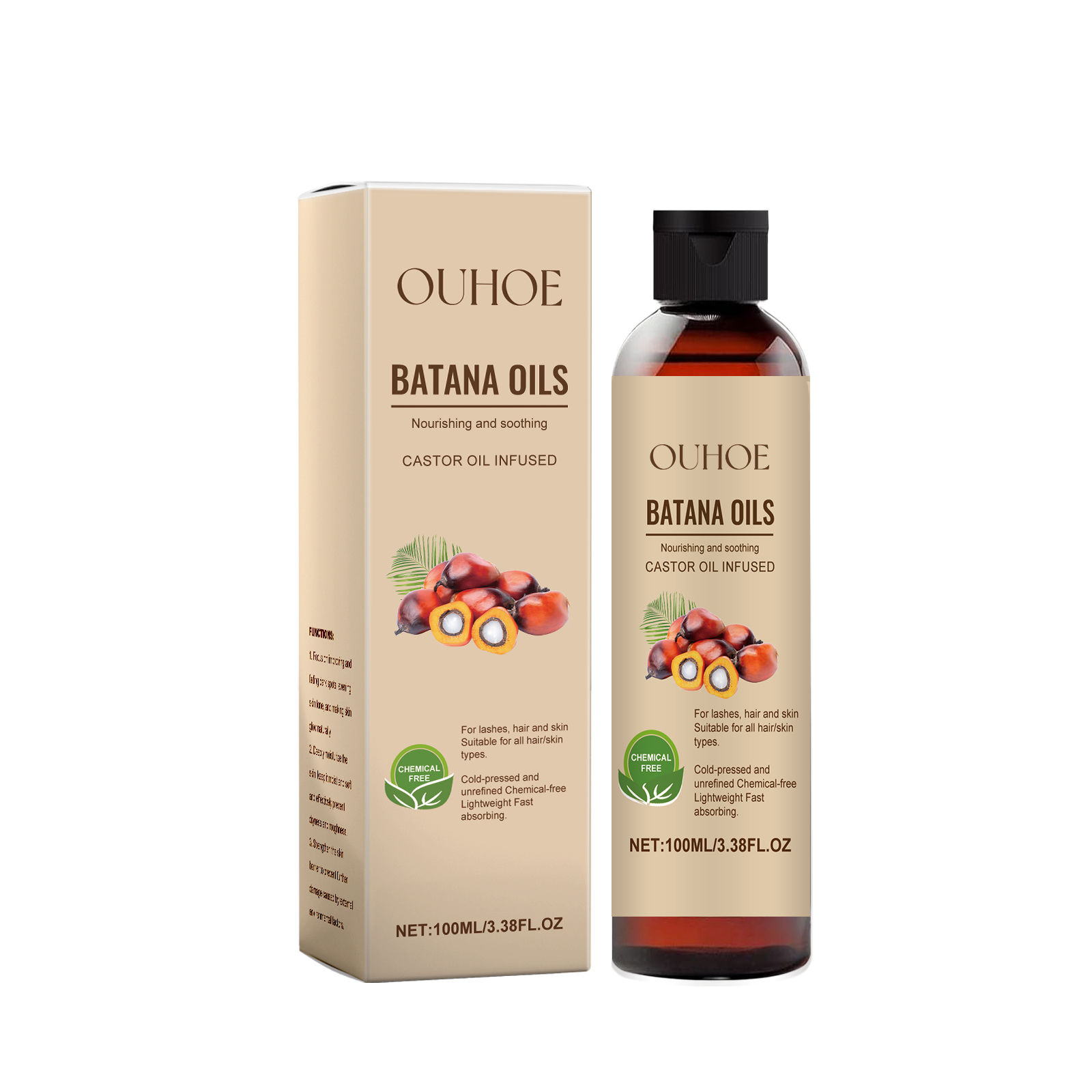 OUHOE Hair Oils & Treatments volumizing repair scalp 100ml | Premium Hair Care - Image 7