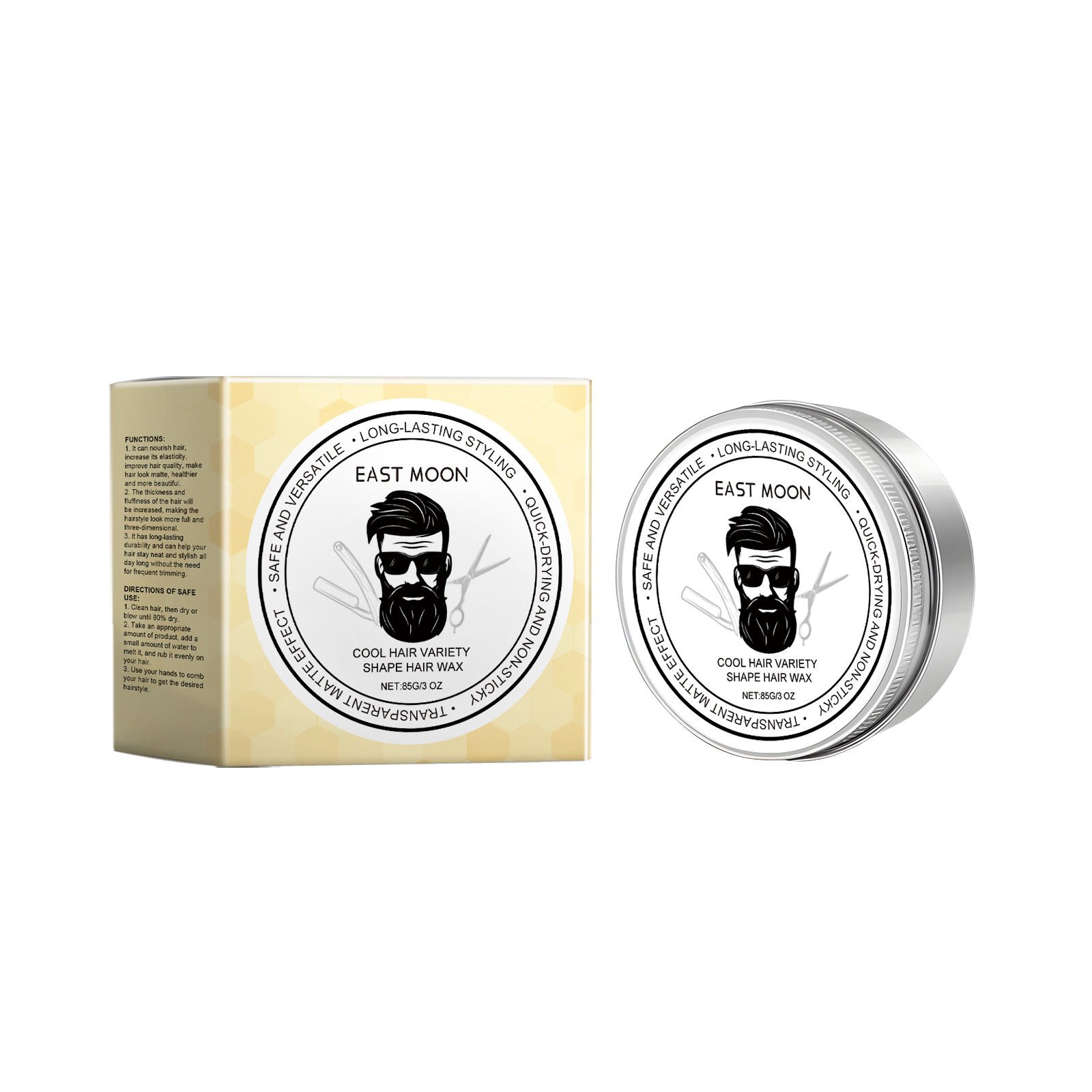 East Moon Hair Mousse & Gel volumizing refreshing styling 85g | Premium Hair Care