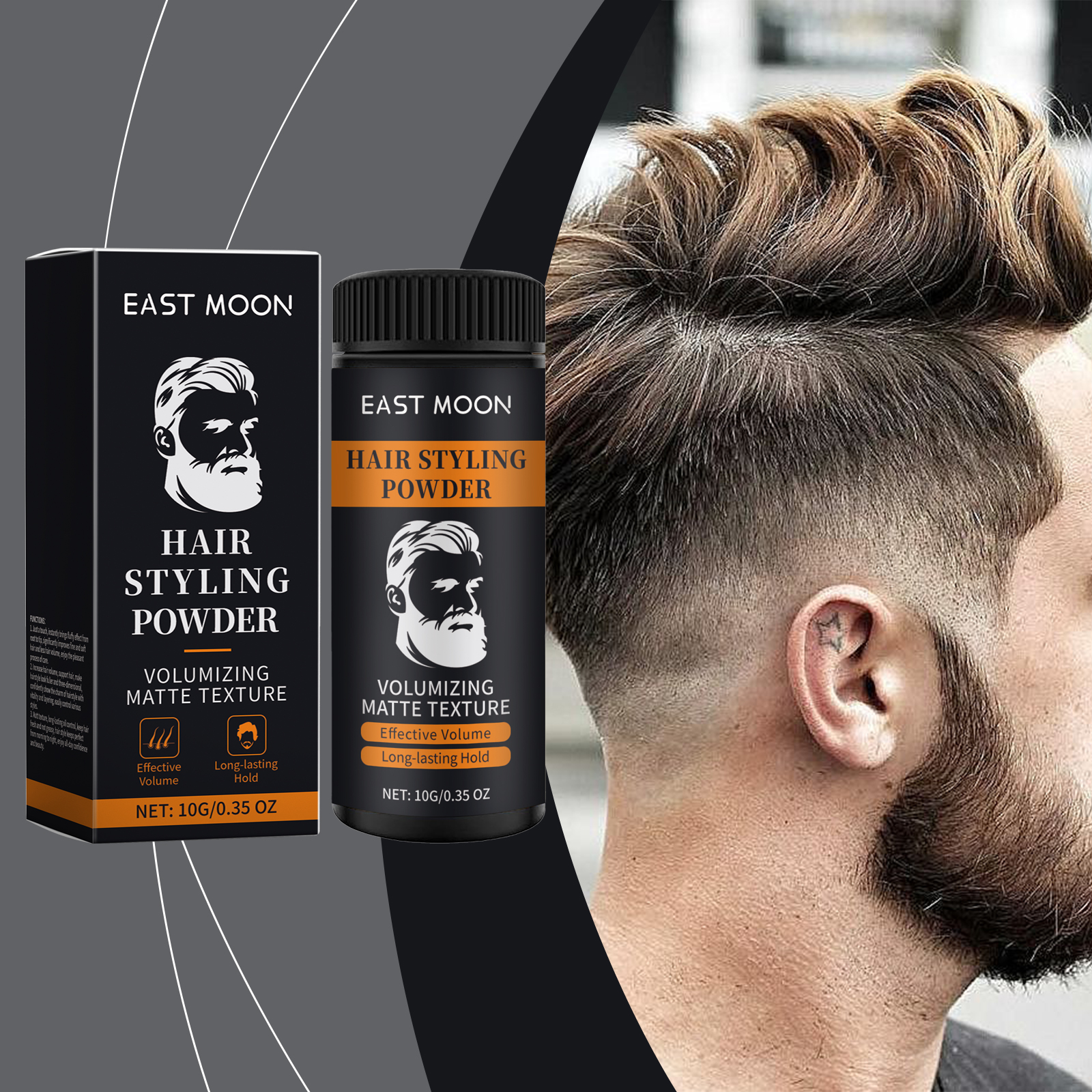 East Moon Hair Mousse & Gel volumizing oil control refreshing 10g | Premium Hair Care - Image 2