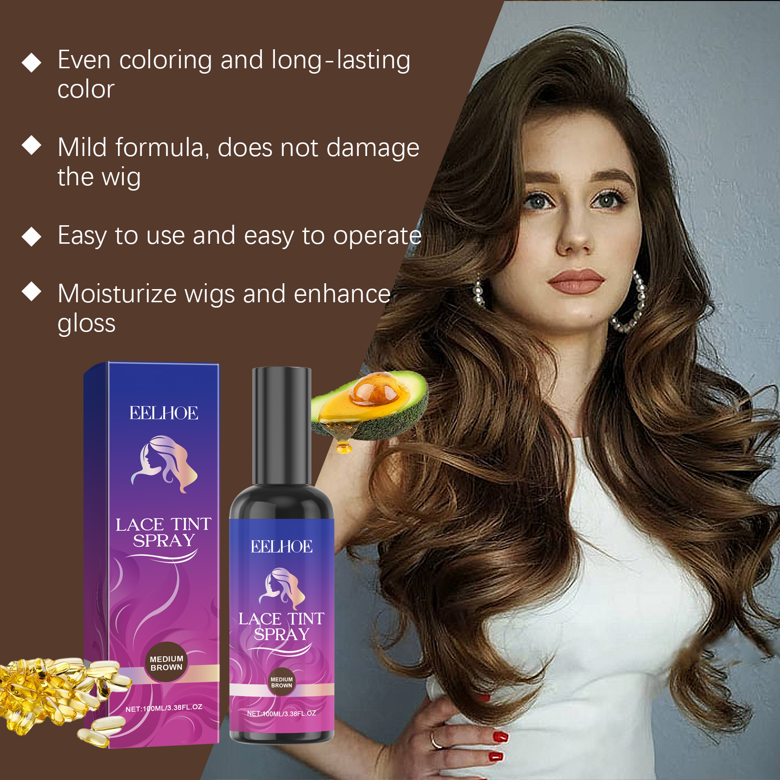 EELHOE Hair Mousse & Gel styling 100ml | Premium Hair Care - Image 3