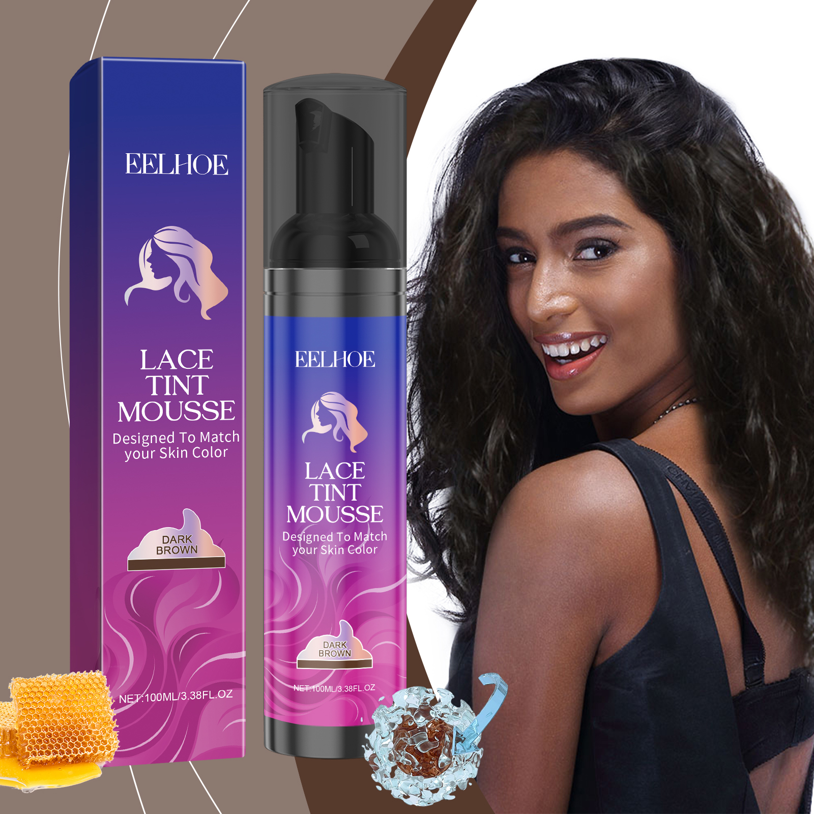 EELHOE Hair Mousse & Gel styling 100ml | Premium Hair Care - Image 2