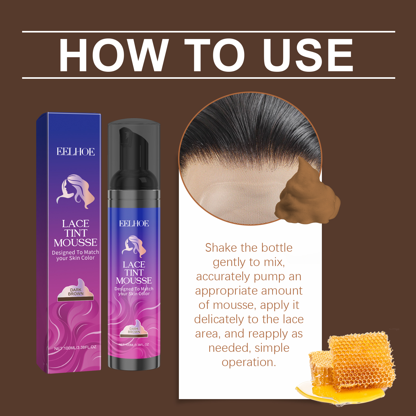 EELHOE Hair Mousse & Gel styling 100ml | Premium Hair Care - Image 6