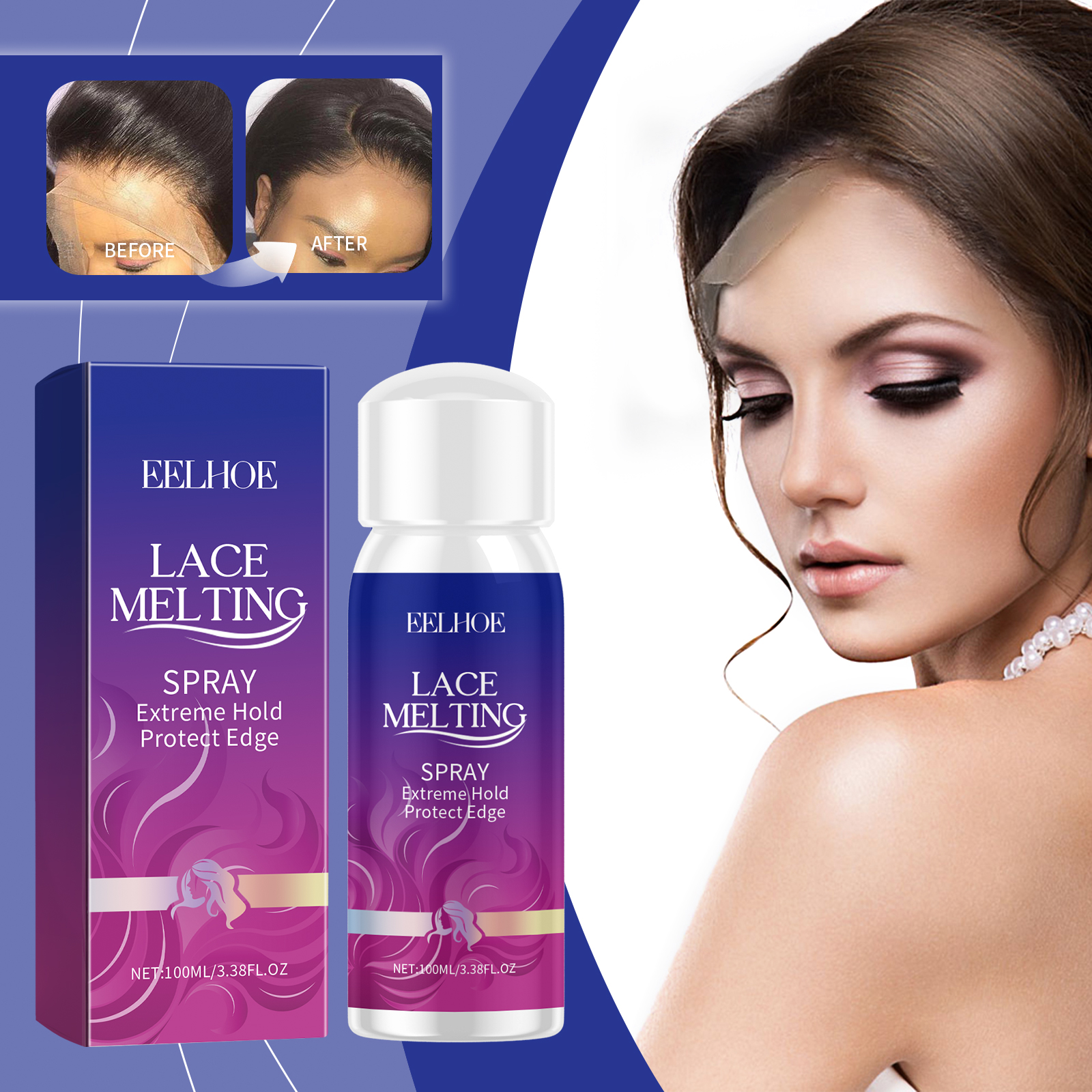EELHOE Hair Mousse & Gel styling spray 100ml | Premium Hair Care - Image 2