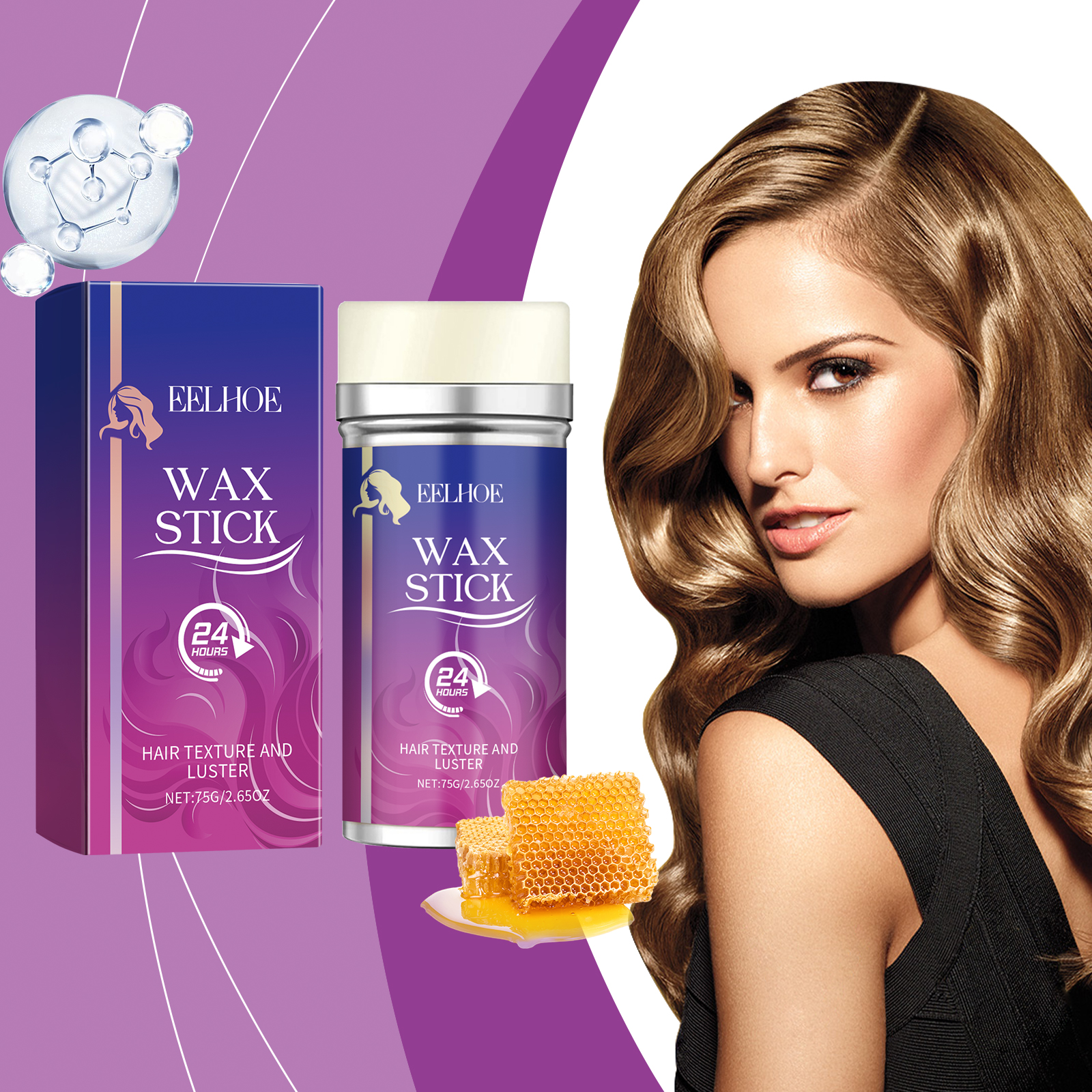 EELHOE Hair Mousse & Gel styling 75g | Premium Hair Care - Image 2