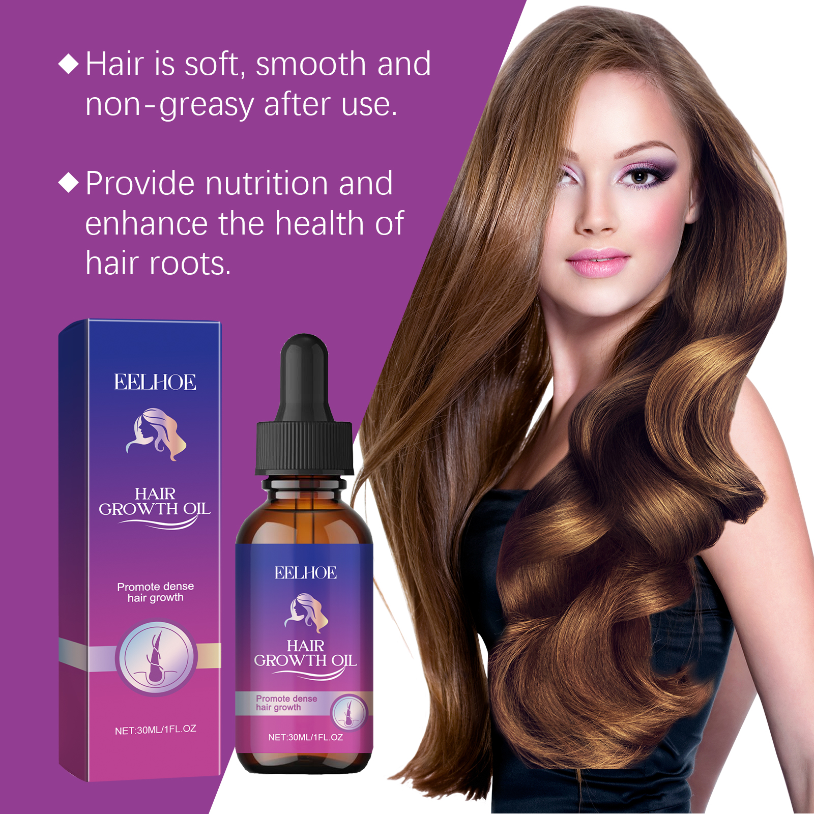 EELHOE Hair Growth Products hair care hair treatment moisturizing 30ml | Premium Hair Care - Image 3