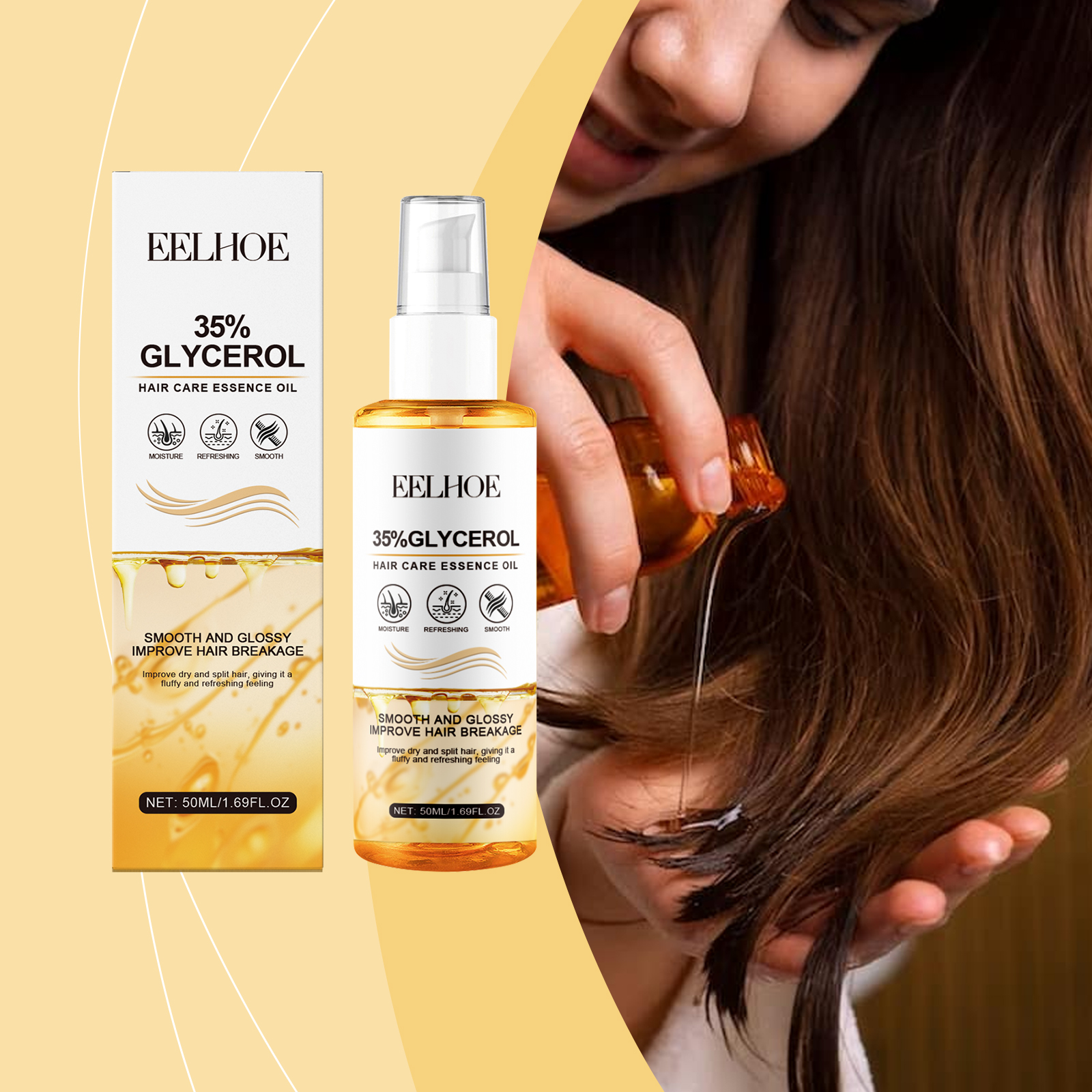 EELHOE Hair Oils & Treatments hair treatment moisturizing oil 50ml | Premium Hair Care - Image 2