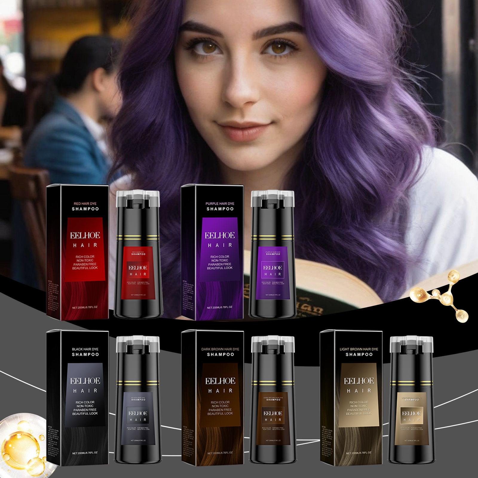 EELHOE Shampoo shampoo botanical gentle 200ml | Premium Hair Care - Image 2