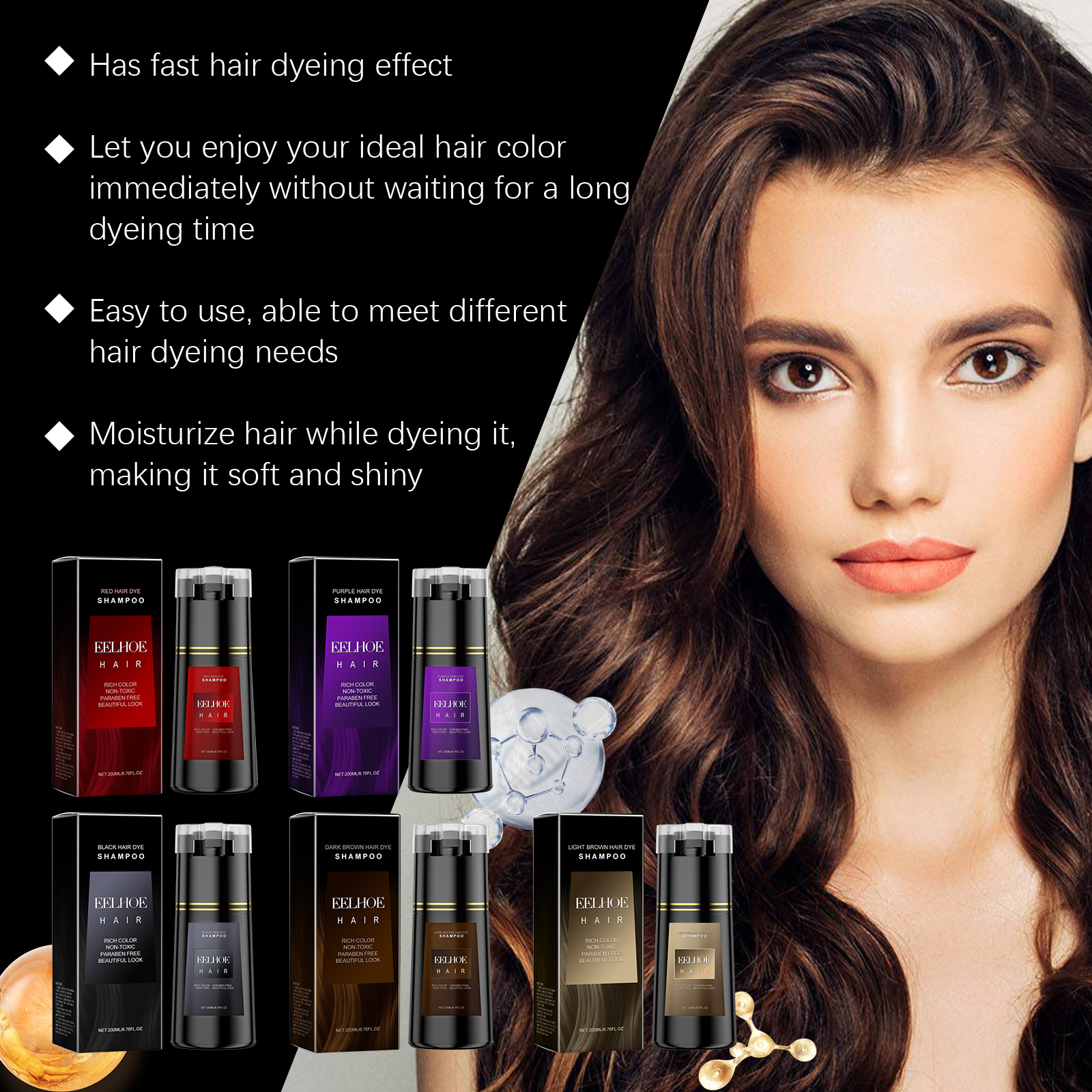 EELHOE Shampoo shampoo botanical gentle 200ml | Premium Hair Care - Image 4