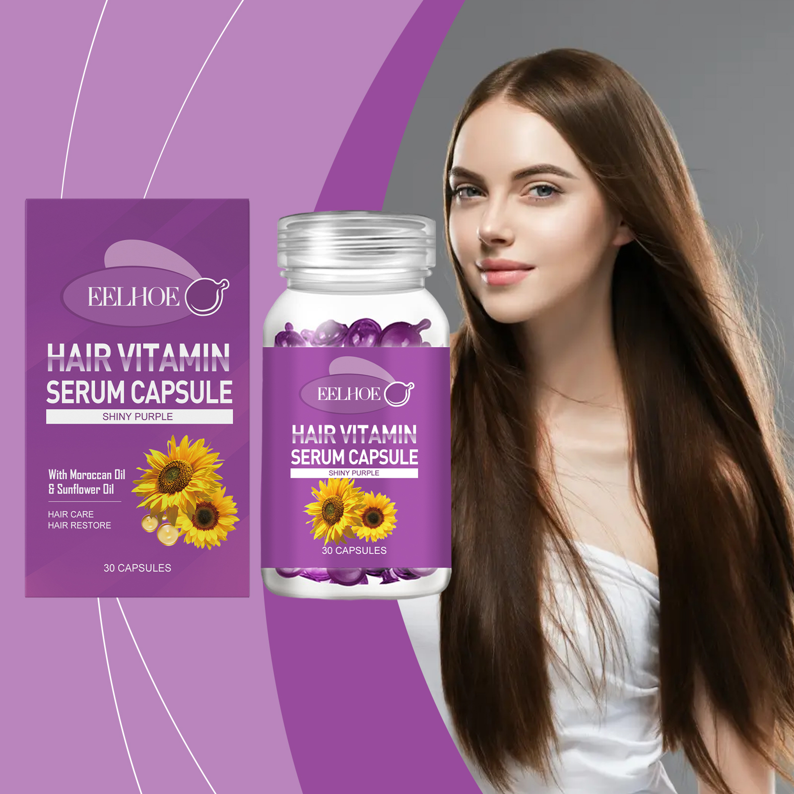 EELHOE Hair Oils & Treatments moisturizing smooth repair 30pieces | Premium Hair Care - Image 2
