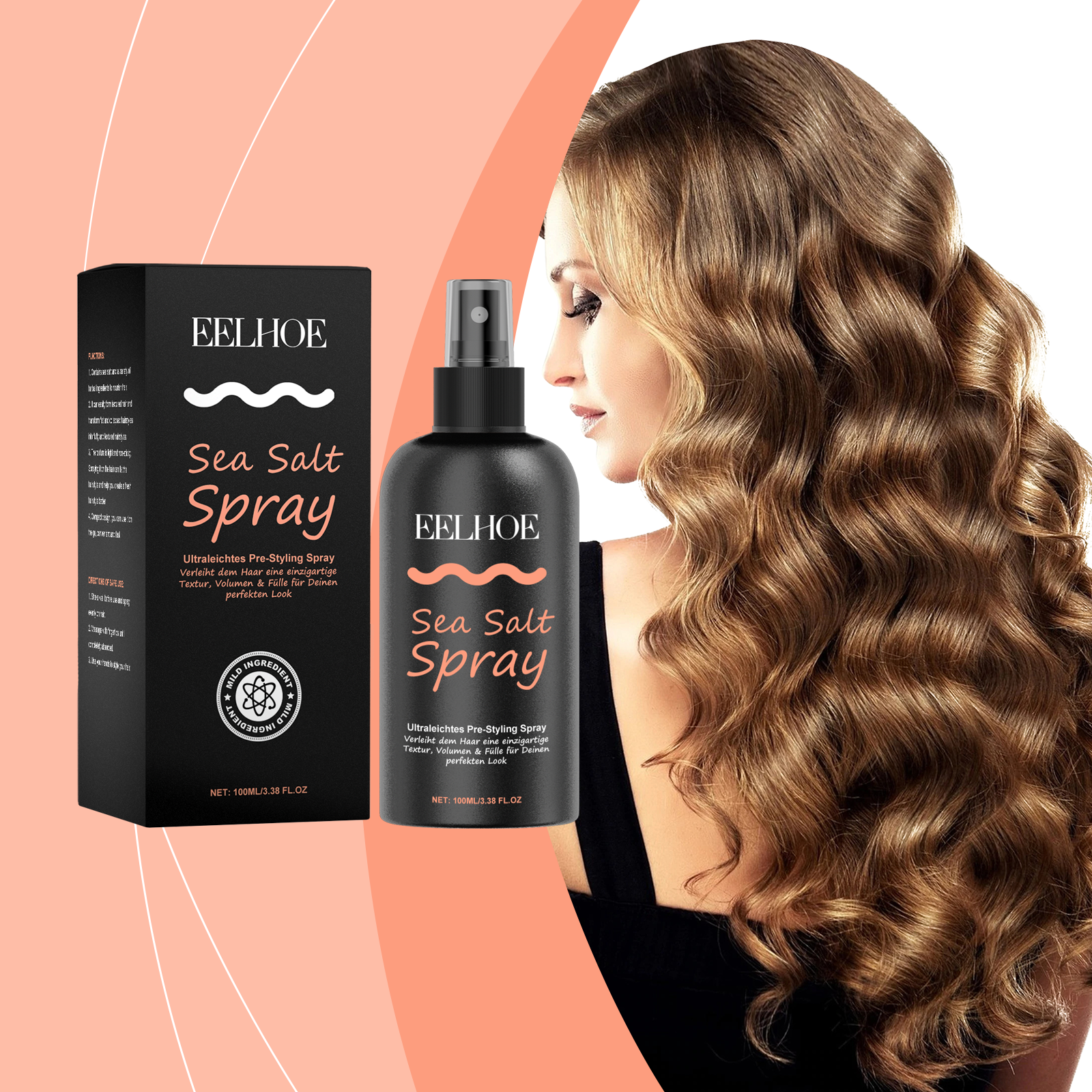 EELHOE Hair Mousse & Gel volumizing oil control refreshing 100ml | Premium Hair Care - Image 2