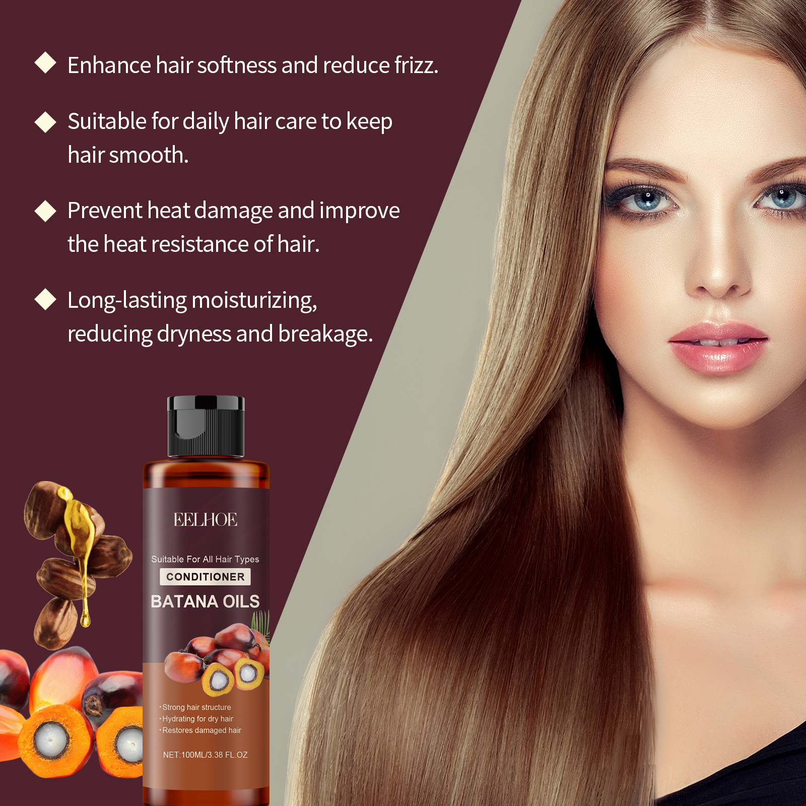 EELHOE Conditioner hair care hair treatment repair 100ml | Premium Hair Care - Image 4