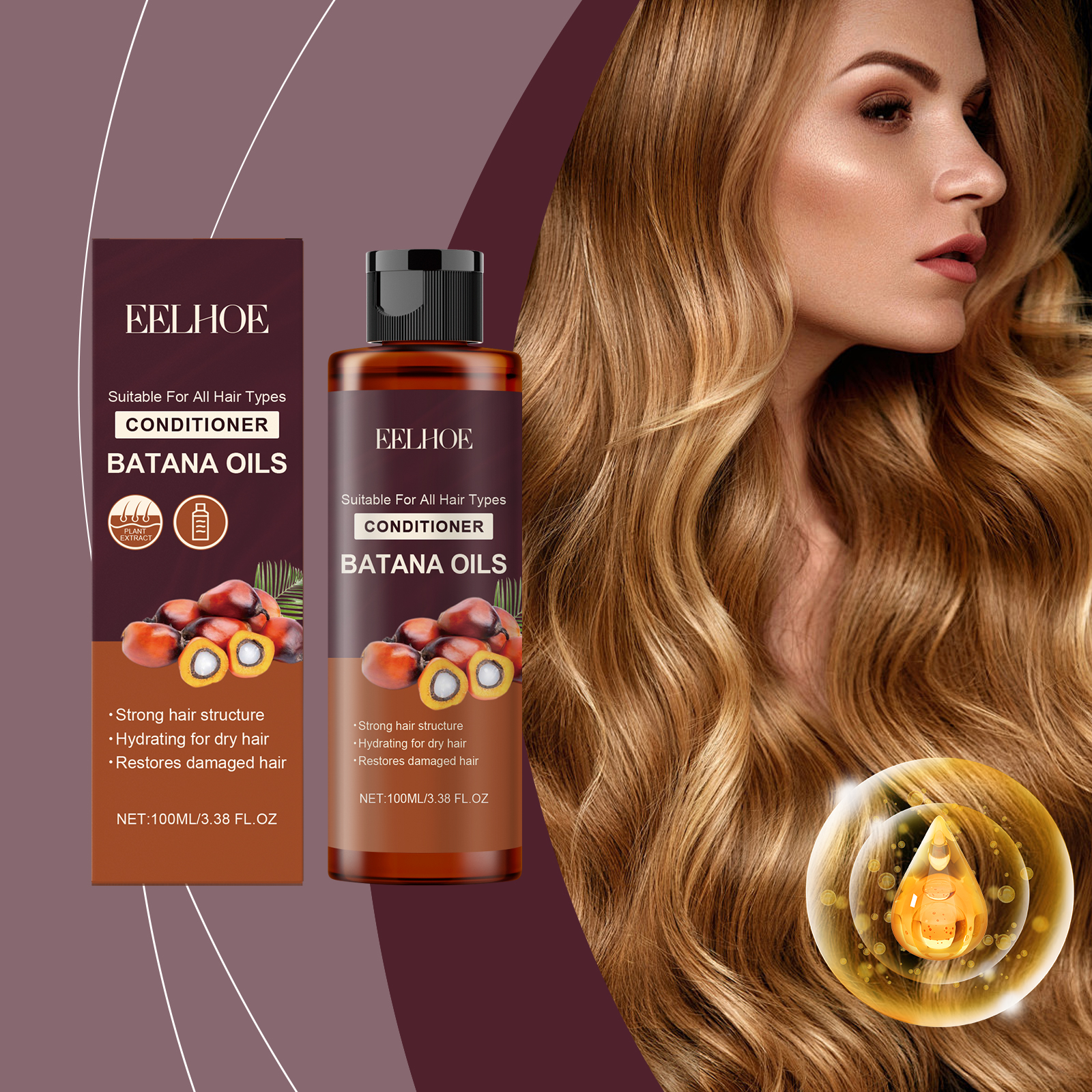 EELHOE Conditioner hair care hair treatment repair 100ml | Premium Hair Care - Image 2