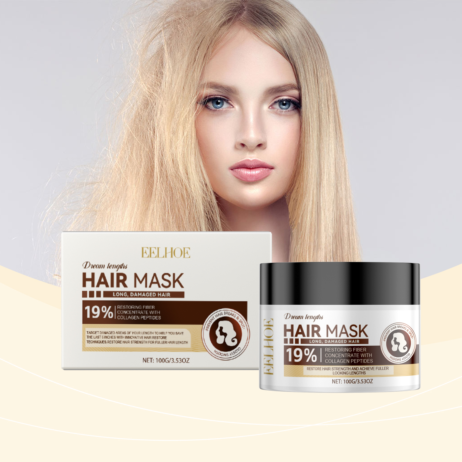 EELHOE Hair Masks & Treatments hair treatment shampoo leave-in 100g | Premium Hair Care - Image 2