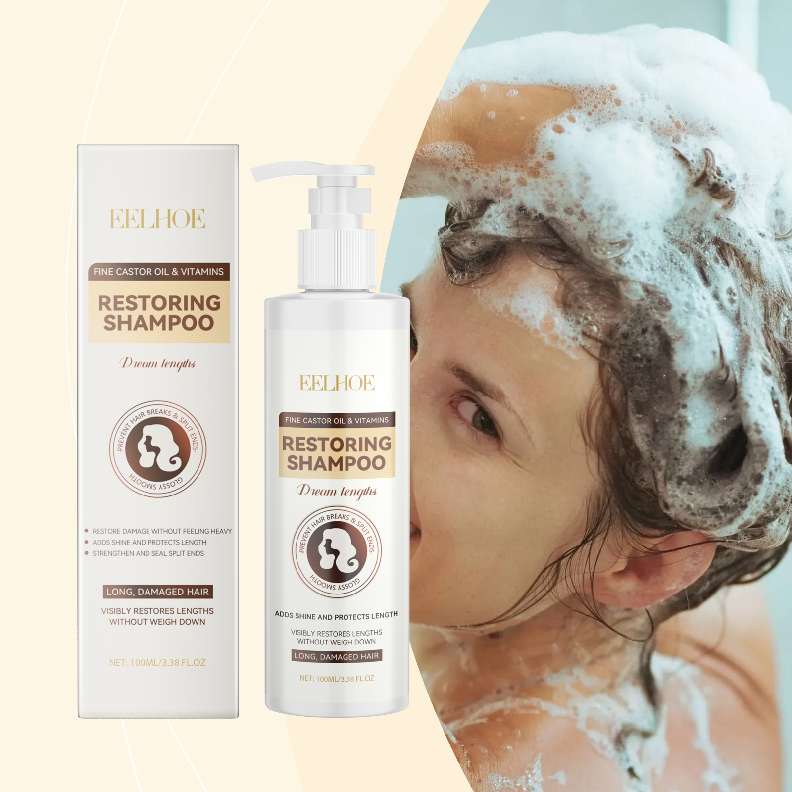 EELHOE Shampoo shampoo oil control repair 100ml | Premium Hair Care - Image 2