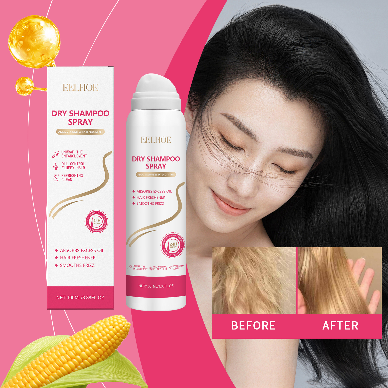EELHOE Hair Serums & Essences volumizing refreshing styling 100ml | Premium Hair Care - Image 2