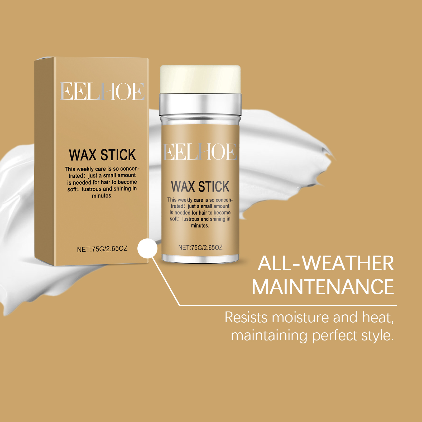 EELHOE Hair Mousse & Gel styling natural portable 75g | Premium Hair Care - Image 4