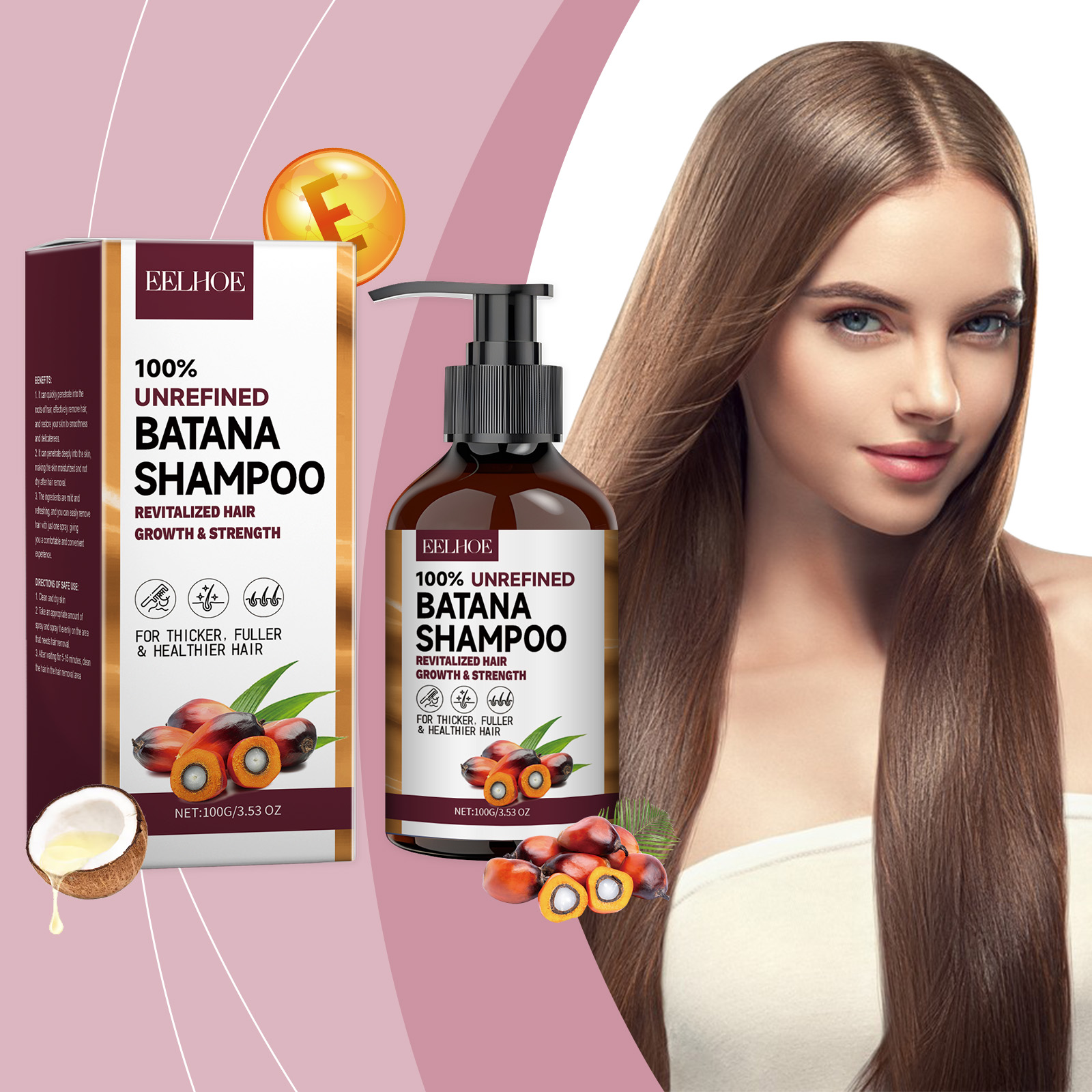 EELHOE Shampoo shampoo moisturizing hydrating 100g | Premium Hair Care - Image 2