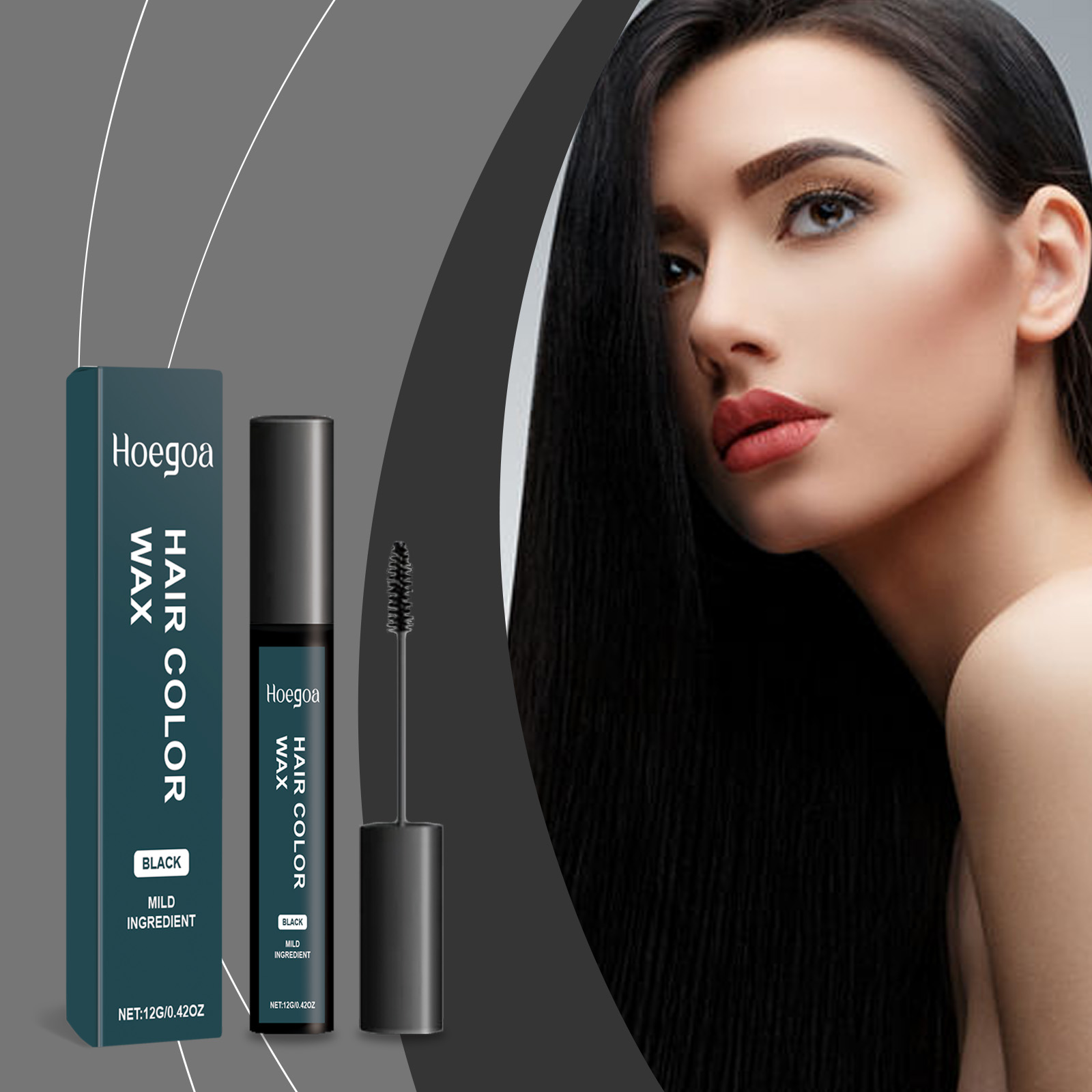 Hoegoa Hair Mousse & Gel hair care moisturizing gentle 12g | Premium Hair Care - Image 2