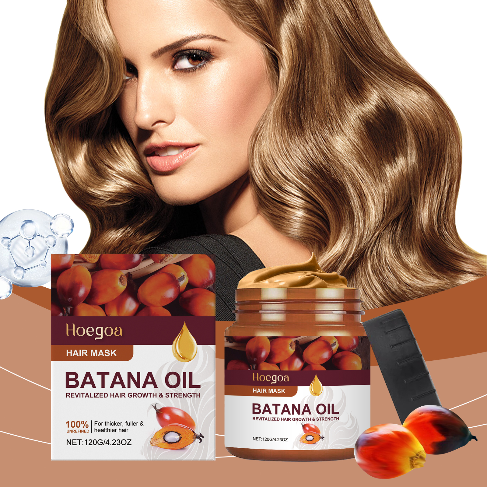 Hoegoa Conditioner hair treatment smooth repair 120g | Premium Hair Care - Image 2