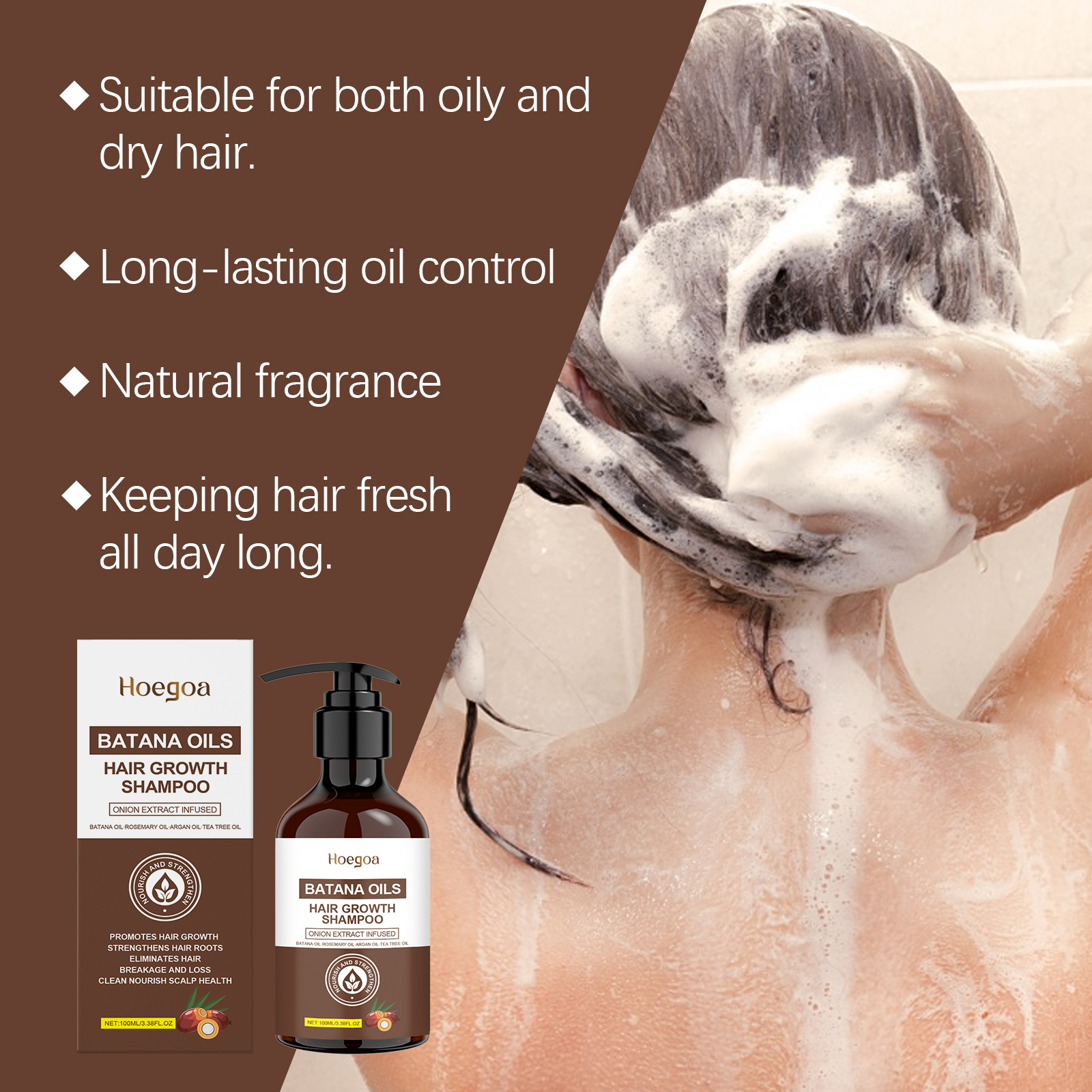 Hoegoa Shampoo shampoo moisturizing smooth 100ml | Premium Hair Care - Image 4