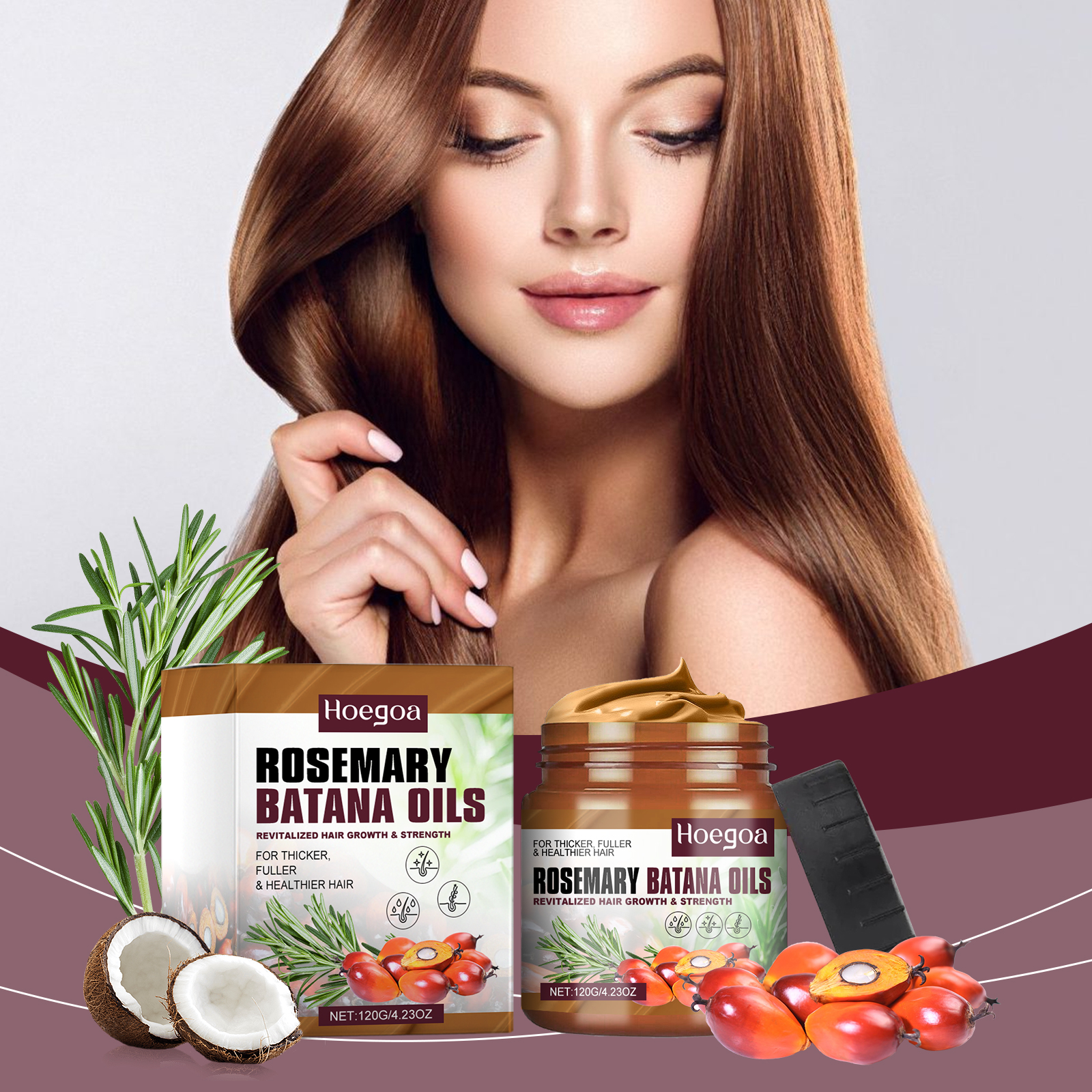 Hoegoa Conditioner hair treatment smooth repair 120g | Premium Hair Care - Image 2