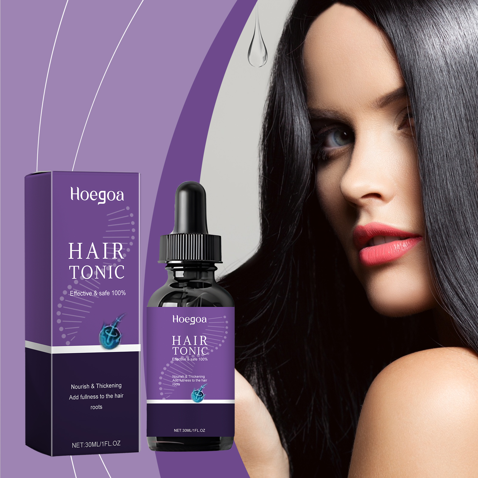 Hoegoa Hair Serums & Essences hair treatment moisturizing volumizing 30ml | Premium Hair Care - Image 2