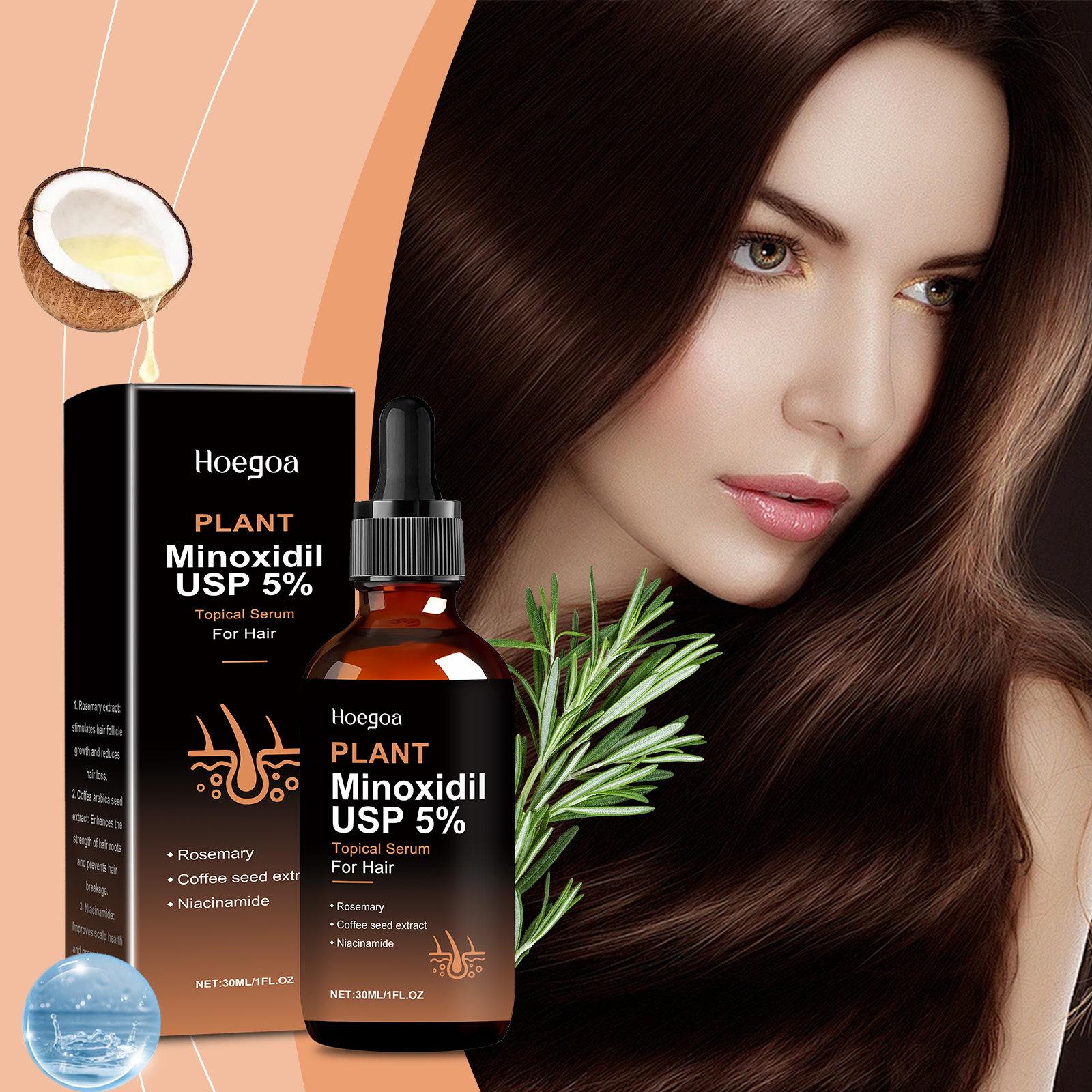 Hoegoa Hair Oils & Treatments hair treatment smooth oil 30ml | Premium Hair Care - Image 2