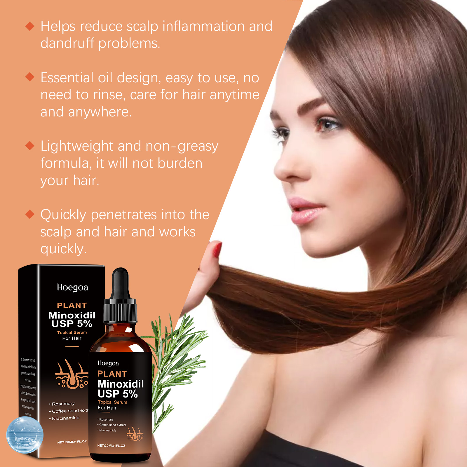 Hoegoa Hair Oils & Treatments hair treatment smooth oil 30ml | Premium Hair Care - Image 4