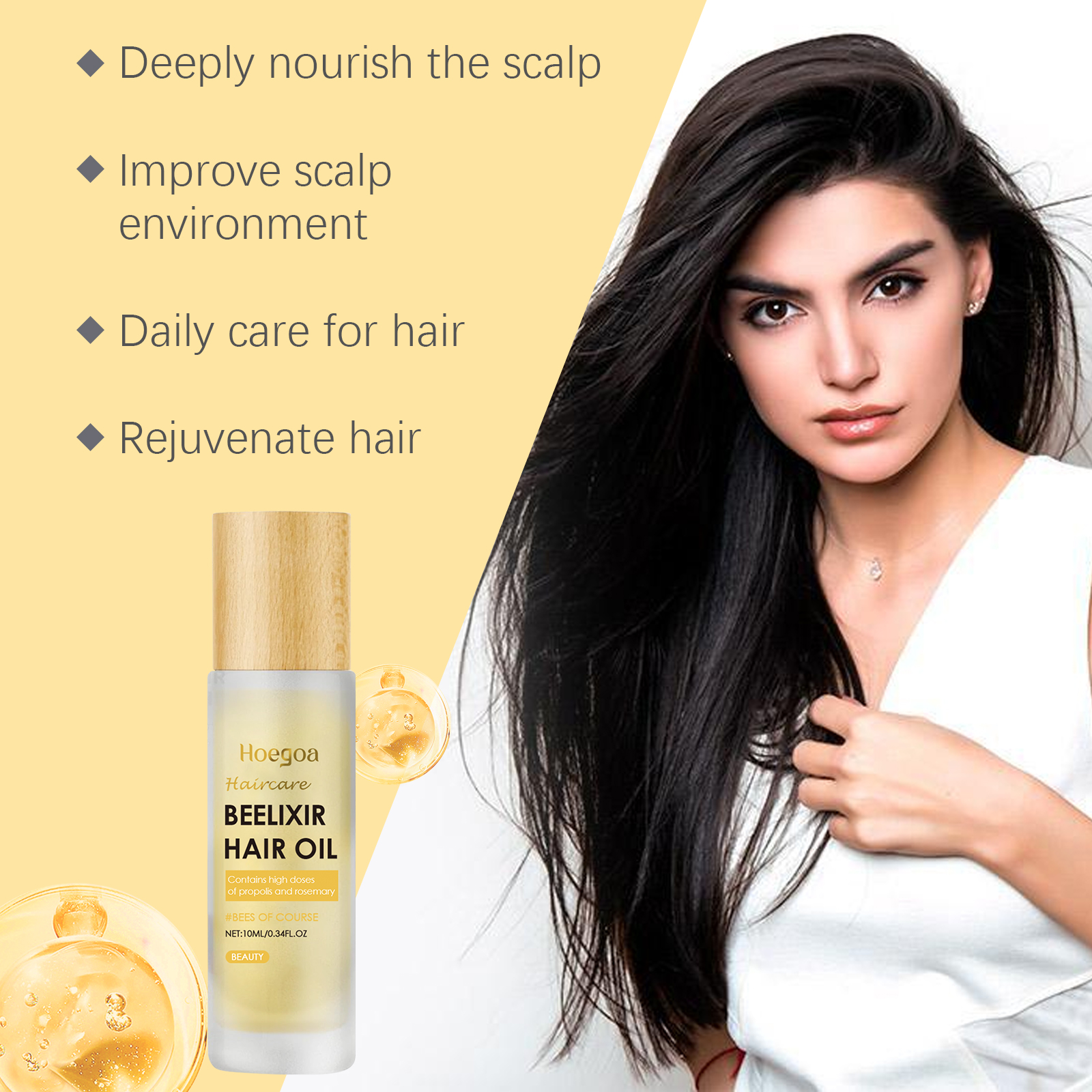 Hoegoa Hair Oils & Treatments hair treatment smooth repair 10ml/盒 | Premium Hair Care - Image 3