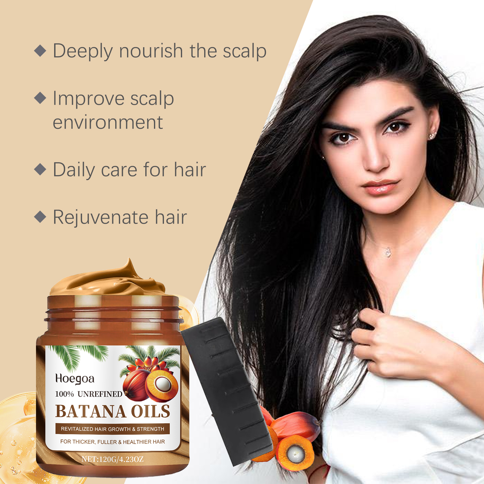 Hoegoa Conditioner hair treatment hydrating repair 120g | Premium Hair Care - Image 4