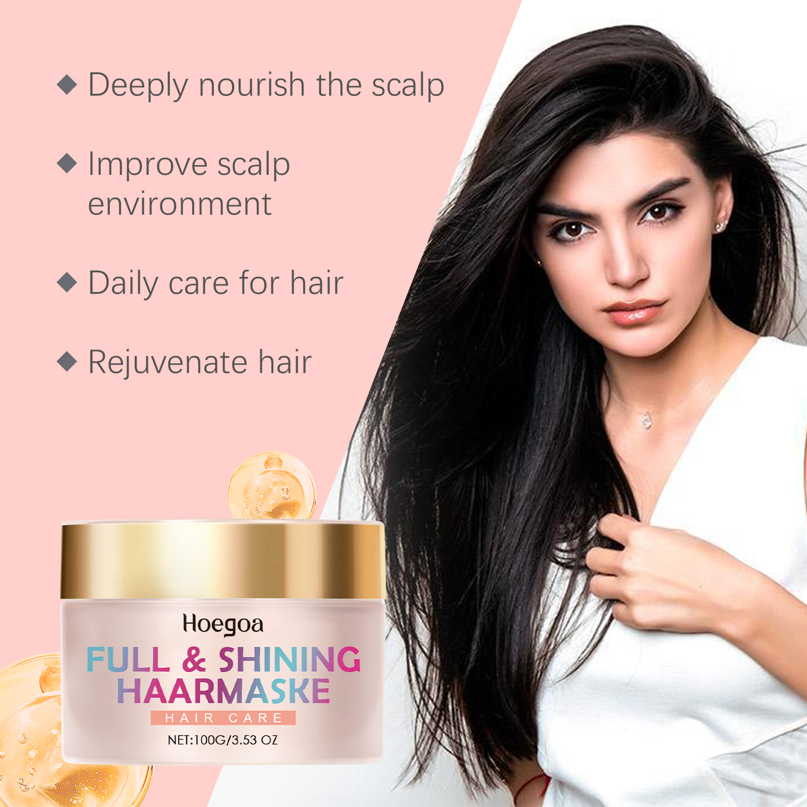 Hoegoa Hair Masks & Treatments hair care smooth volumizing 100g | Premium Hair Care - Image 3