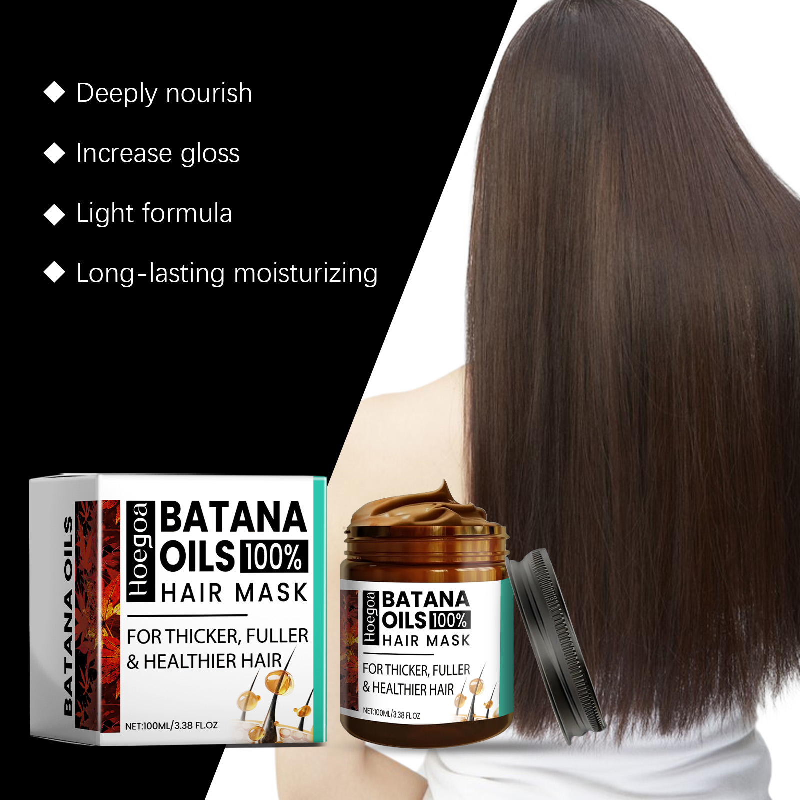 Hoegoa Hair Masks & Treatments hair care moisturizing smooth 100ml | Premium Hair Care - Image 3