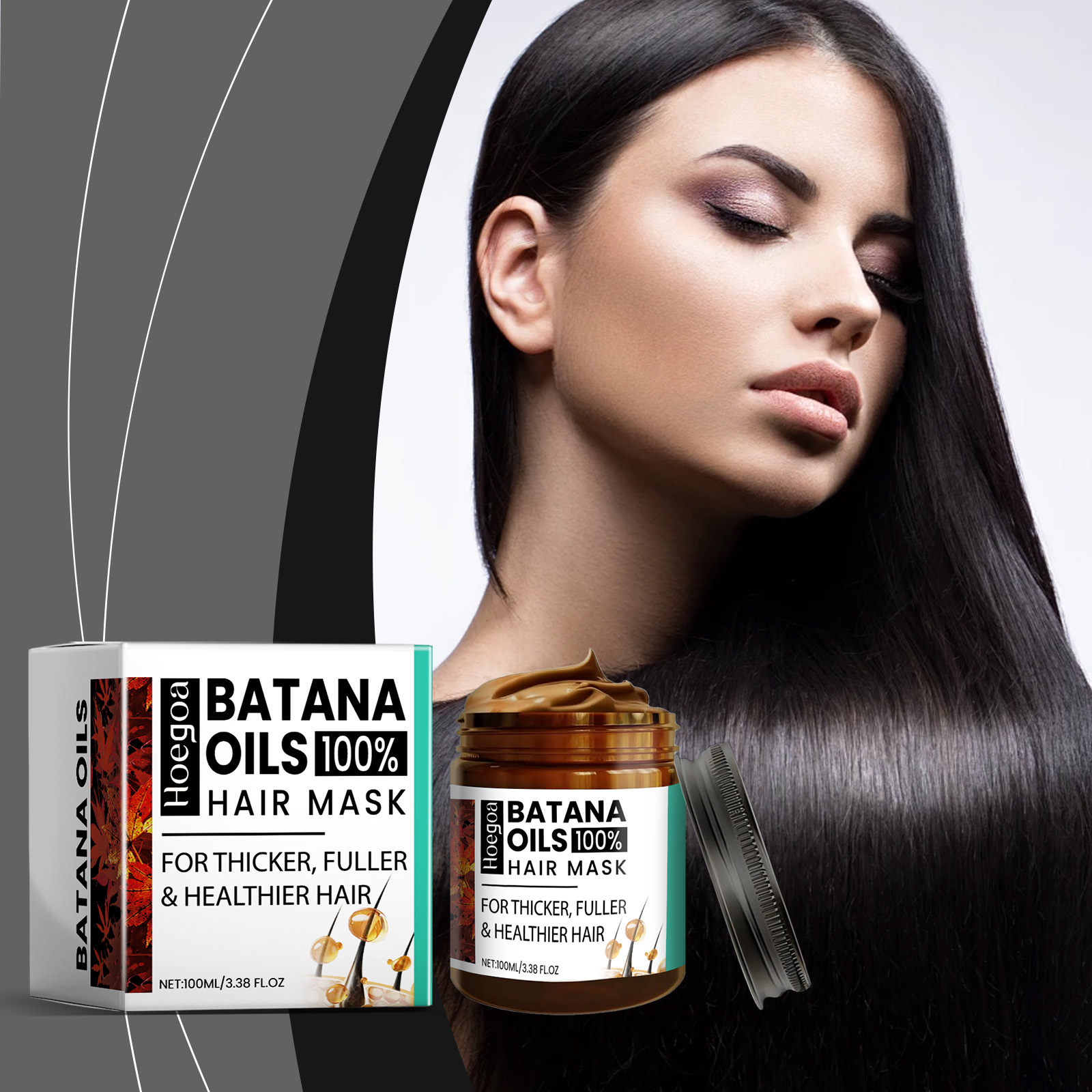 Hoegoa Hair Masks & Treatments hair care moisturizing smooth 100ml | Premium Hair Care - Image 2
