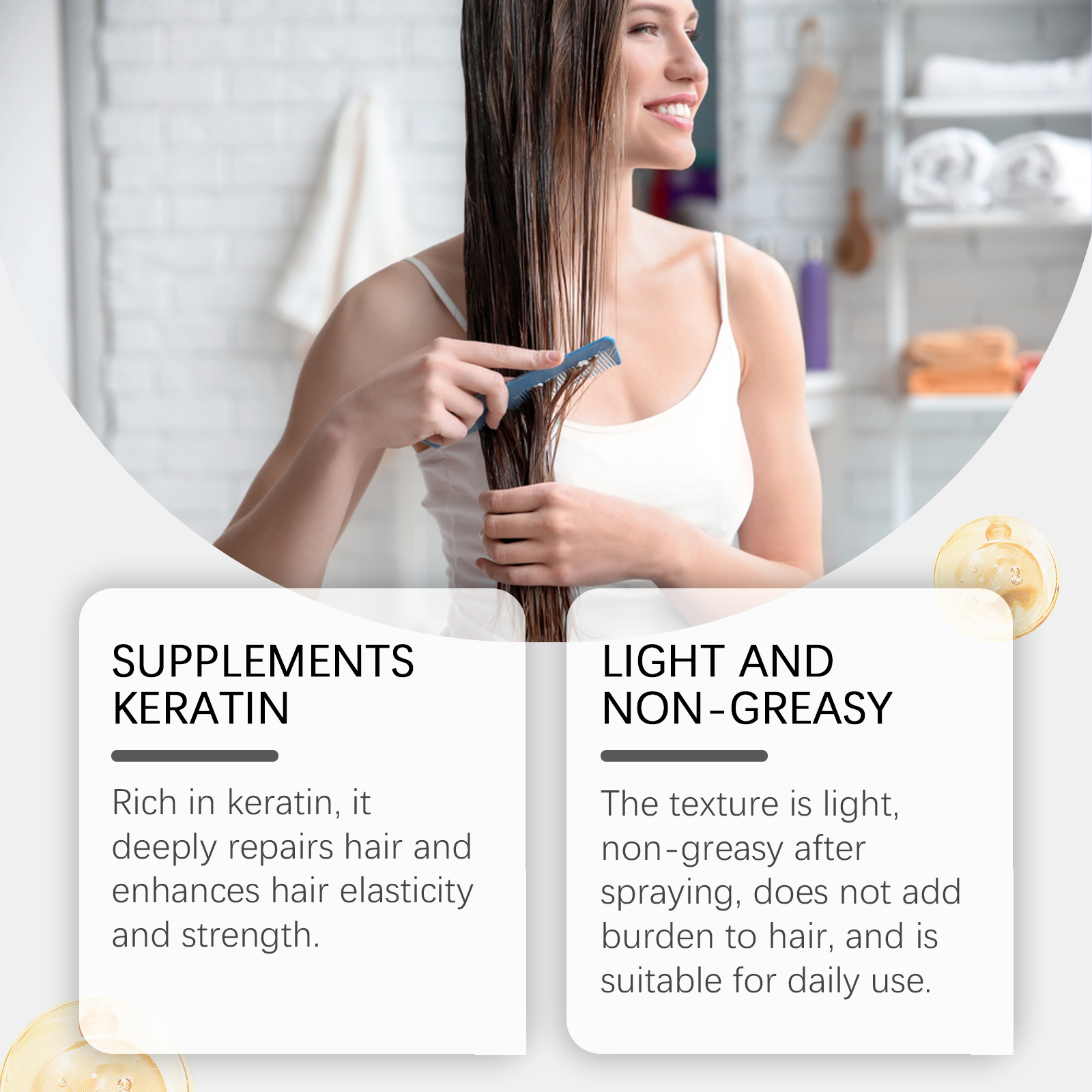 Hoegoa Hair Serums & Essences hair treatment smooth spray 100ml | Premium Hair Care - Image 3