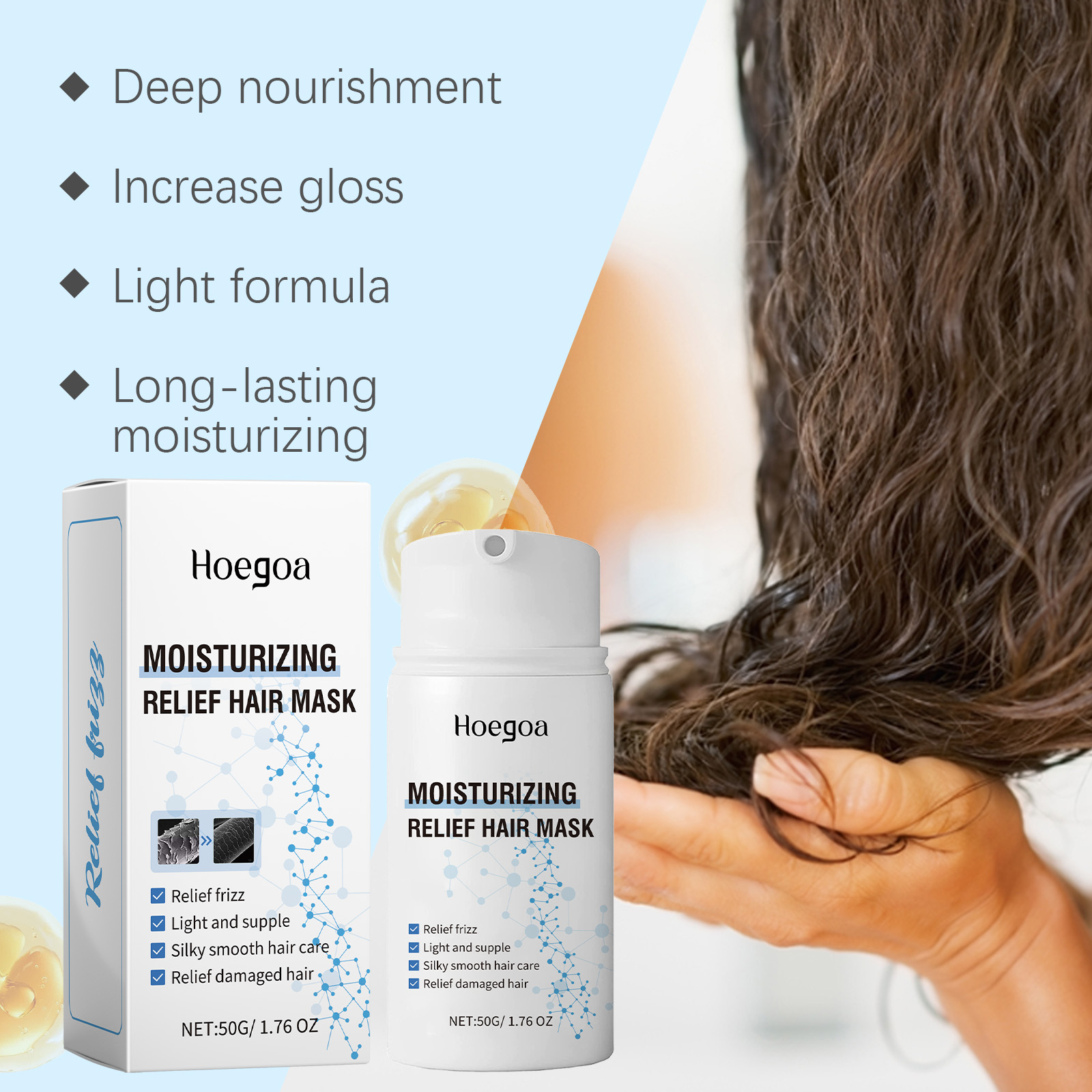 Hoegoa Hair Masks & Treatments hair care hair treatment smooth 50g | Premium Hair Care - Image 4