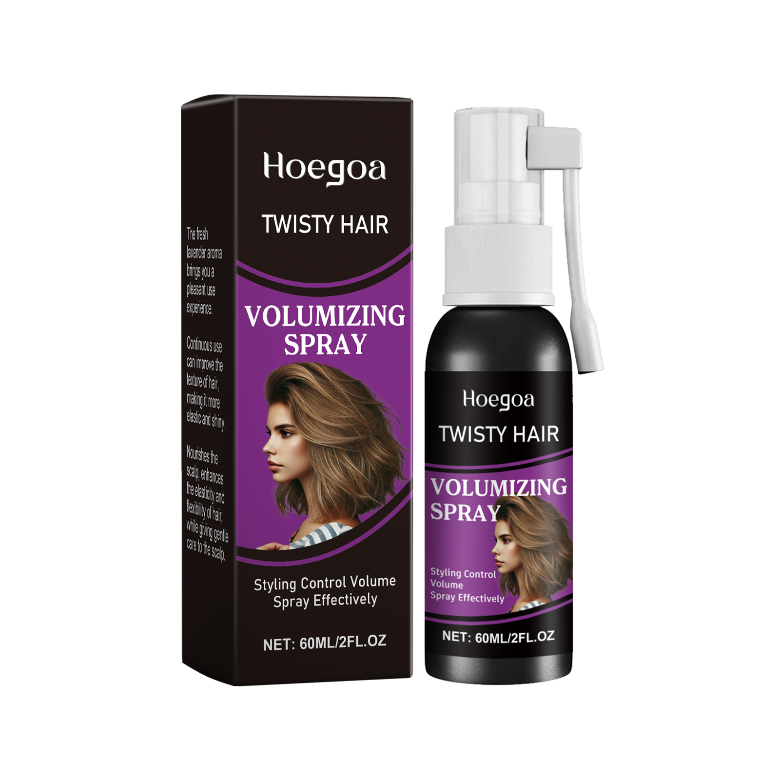 Hoegoa Hair Mousse & Gel volumizing refreshing styling 60ml | Premium Hair Care