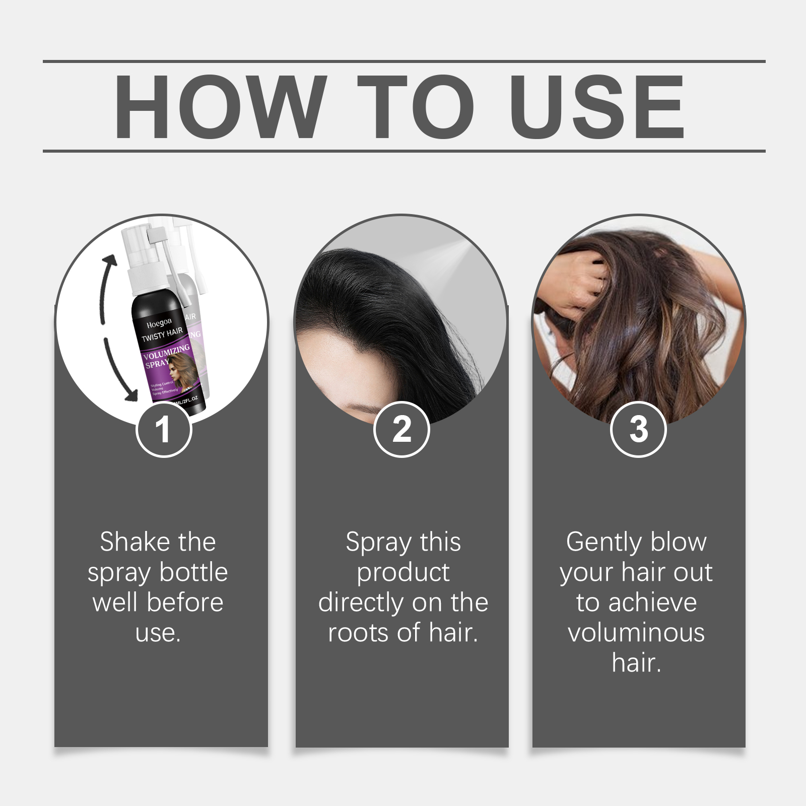 Hoegoa Hair Mousse & Gel volumizing refreshing styling 60ml | Premium Hair Care - Image 5