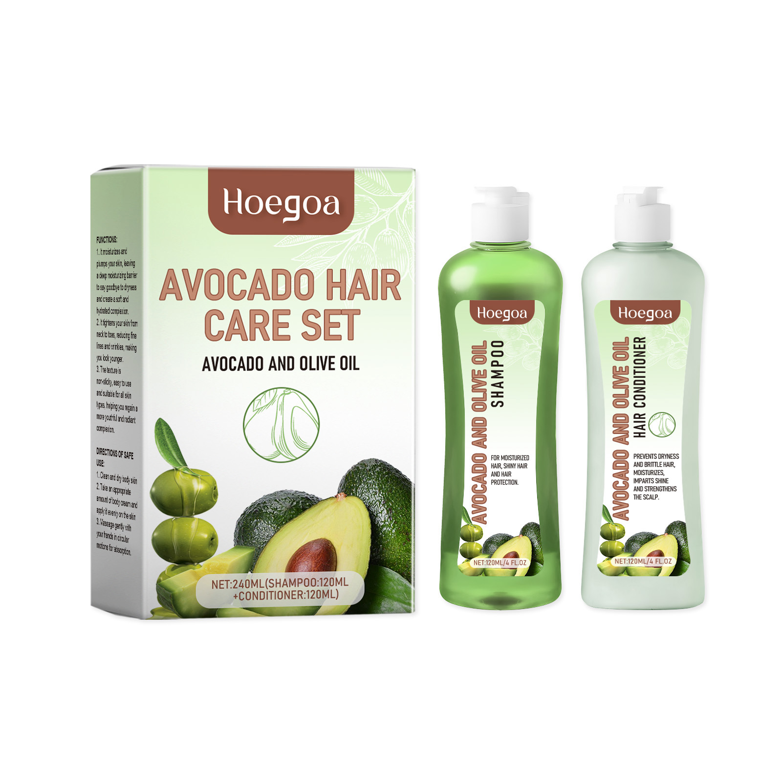 Hoegoa Shampoo hair treatment moisturizing shiny 1set | Premium Hair Care