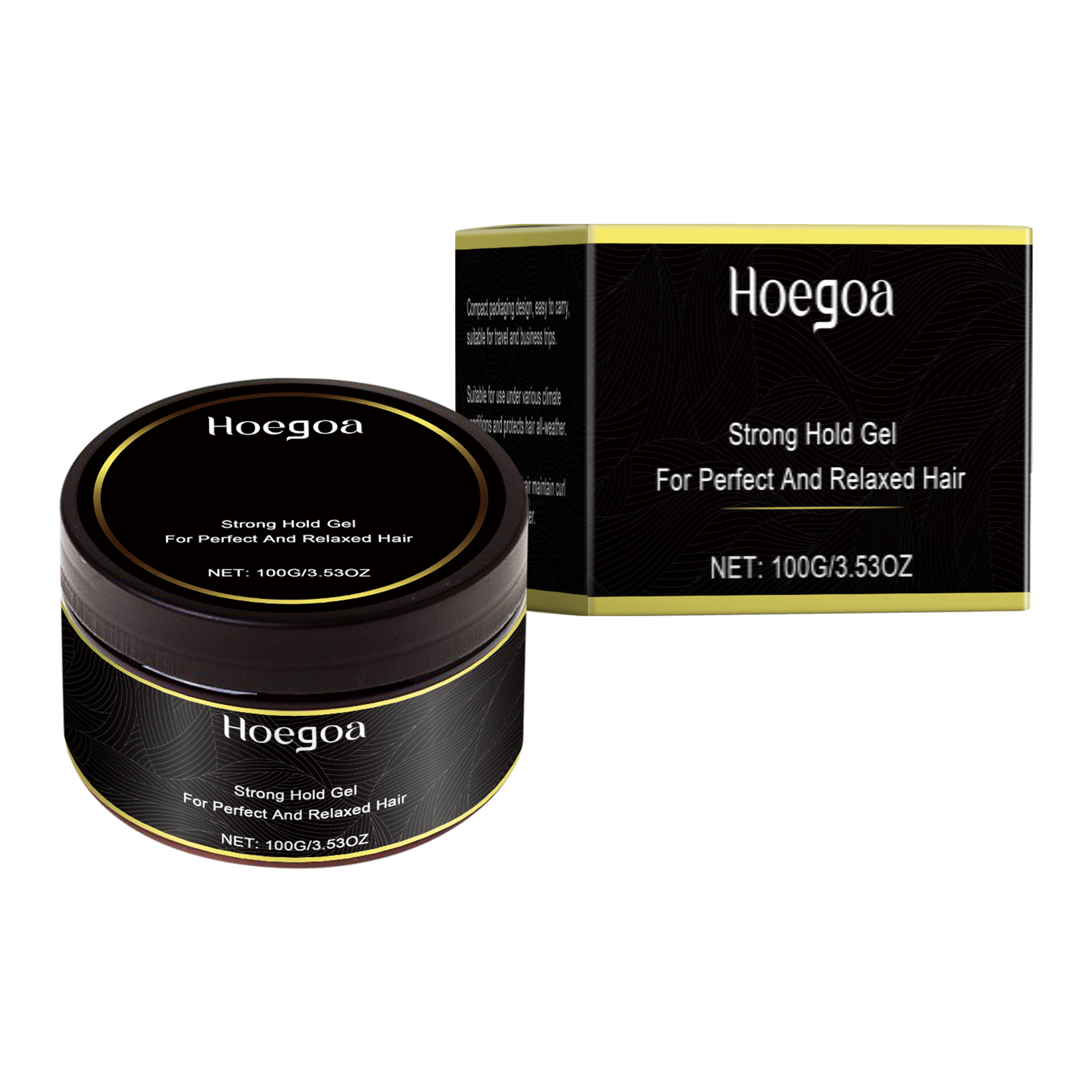 Hoegoa Hair Mousse & Gel moisturizing refreshing styling 100g | Premium Hair Care