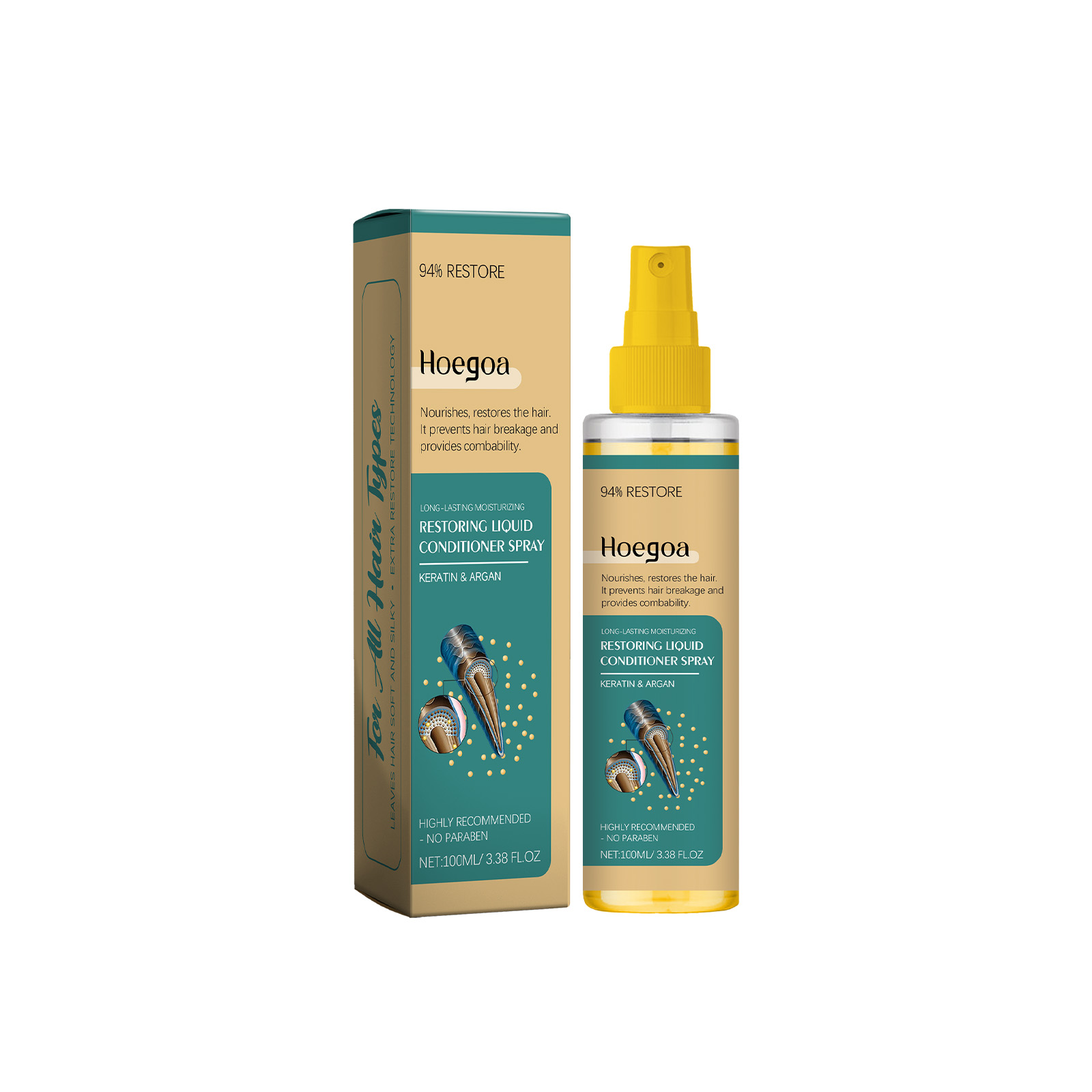 Hoegoa Hair Serums & Essences hair treatment moisturizing hydrating 100ml | Premium Hair Care