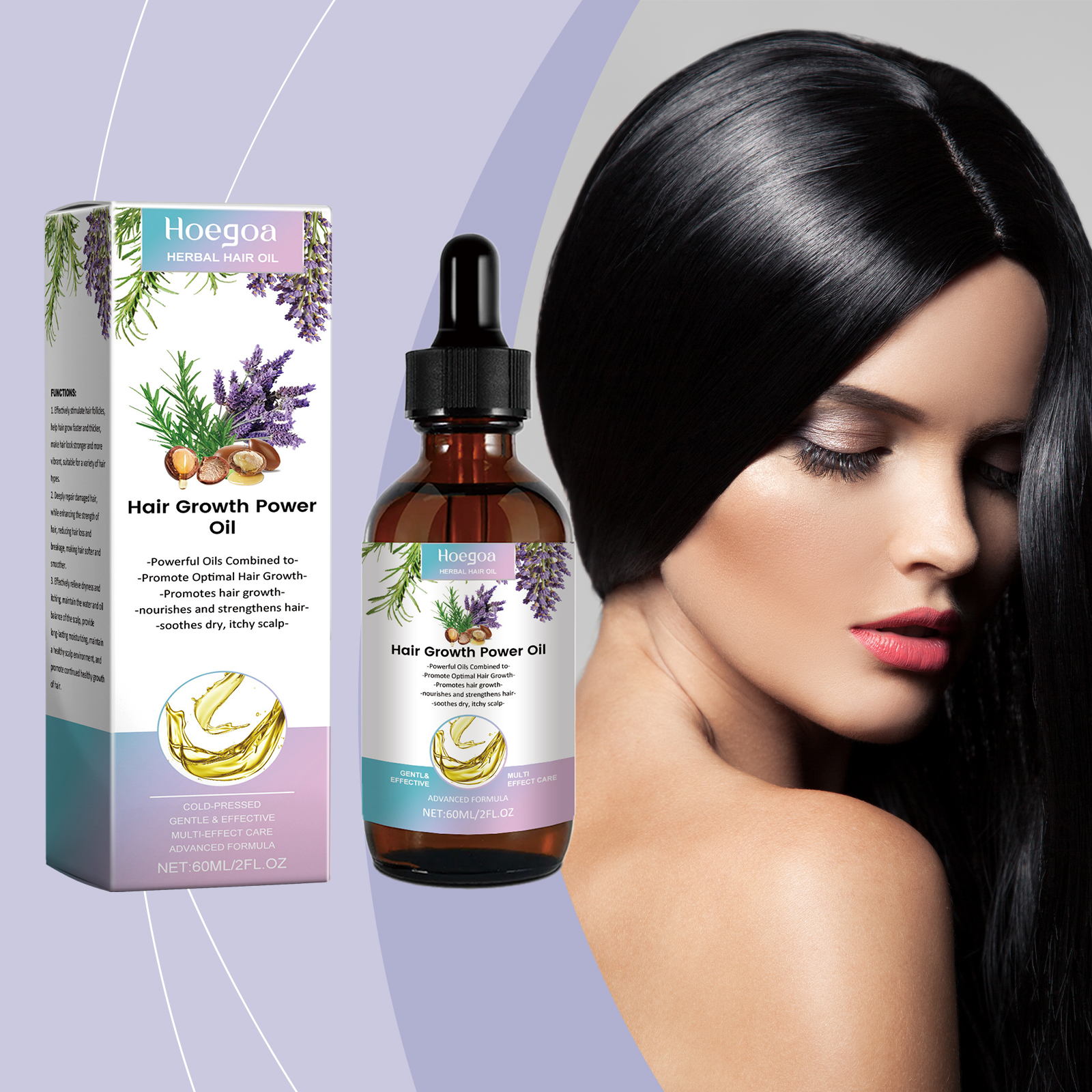 Hoegoa Hair Oils & Treatments hair treatment shampoo moisturizing 60ml | Premium Hair Care - Image 2
