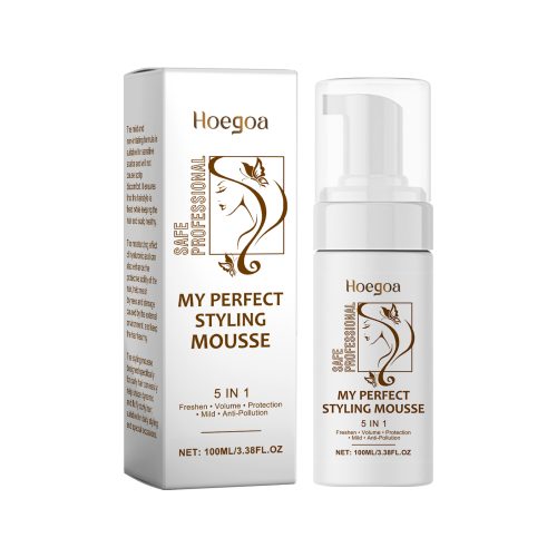 Hoegoa Hair Mousse & Gel hair care moisturizing hydrating 100ml | Premium Hair Care