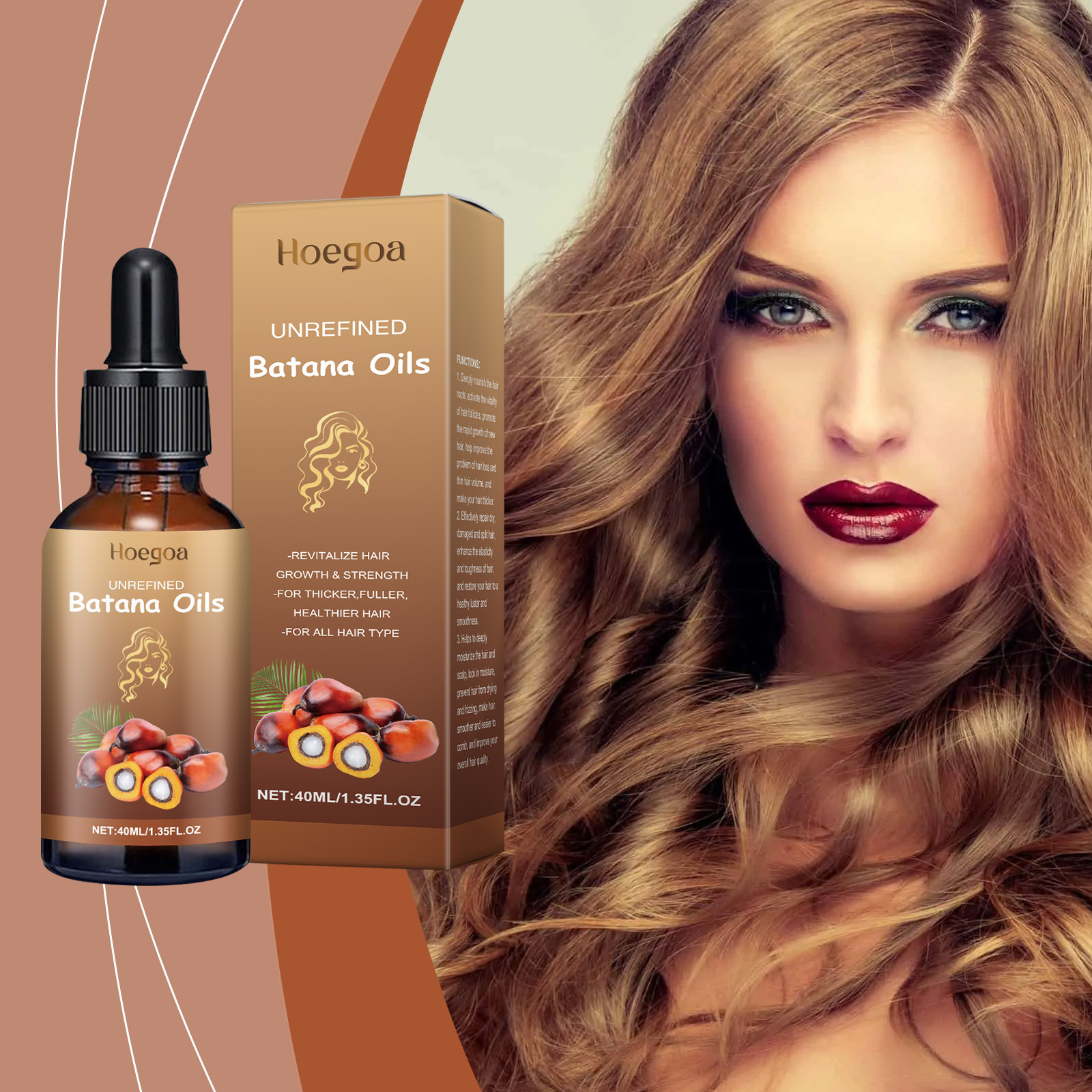 Hoegoa Hair Oils & Treatments hair treatment moisturizing smooth 40ml | Premium Hair Care - Image 2