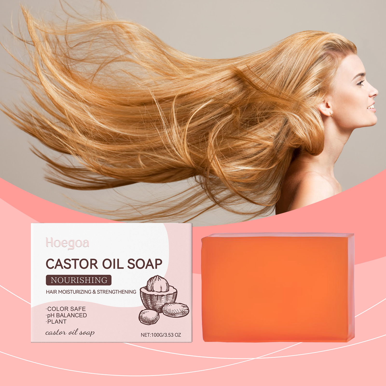 Hoegoa Shampoo Bars & Hair Soap shampoo moisturizing volumizing 100g | Premium Hair Care - Image 2