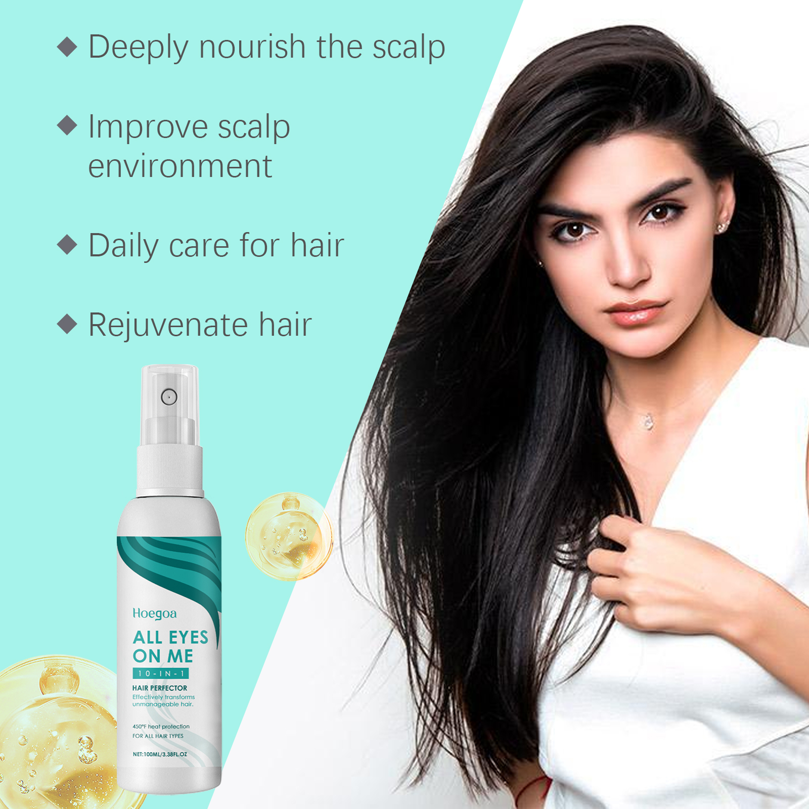 Hoegoa Conditioner hair treatment moisturizing smooth 100ml | Premium Hair Care - Image 3
