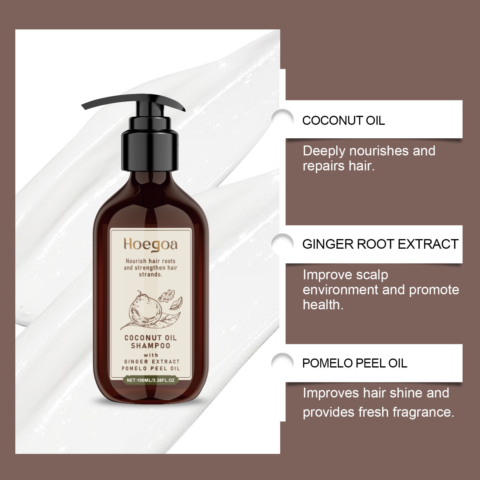 Hoegoa Shampoo shampoo smooth scalp 100ml | Premium Hair Care - Image 4