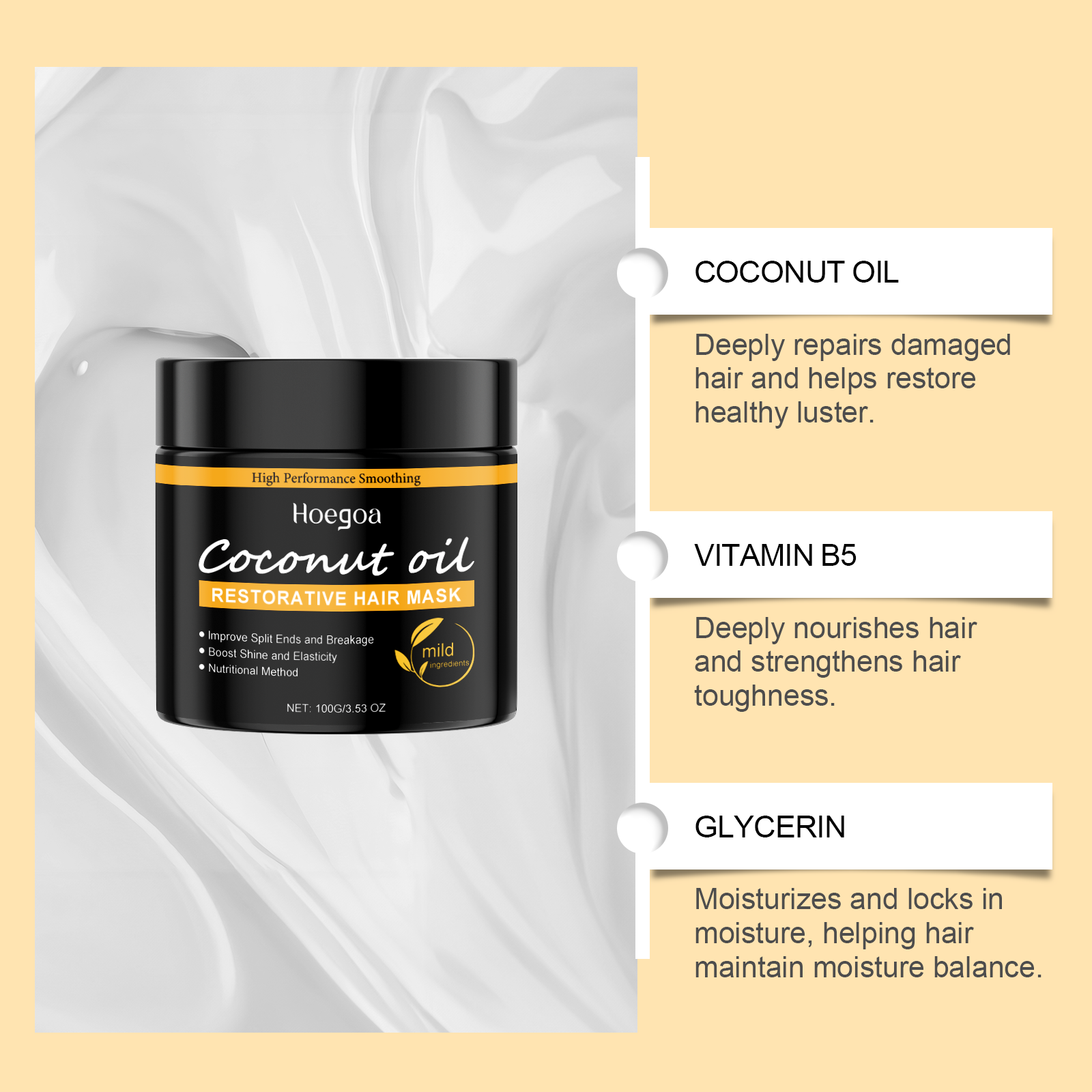 Hoegoa Hair Masks & Treatments hair care hair treatment smooth 100g | Premium Hair Care - Image 4