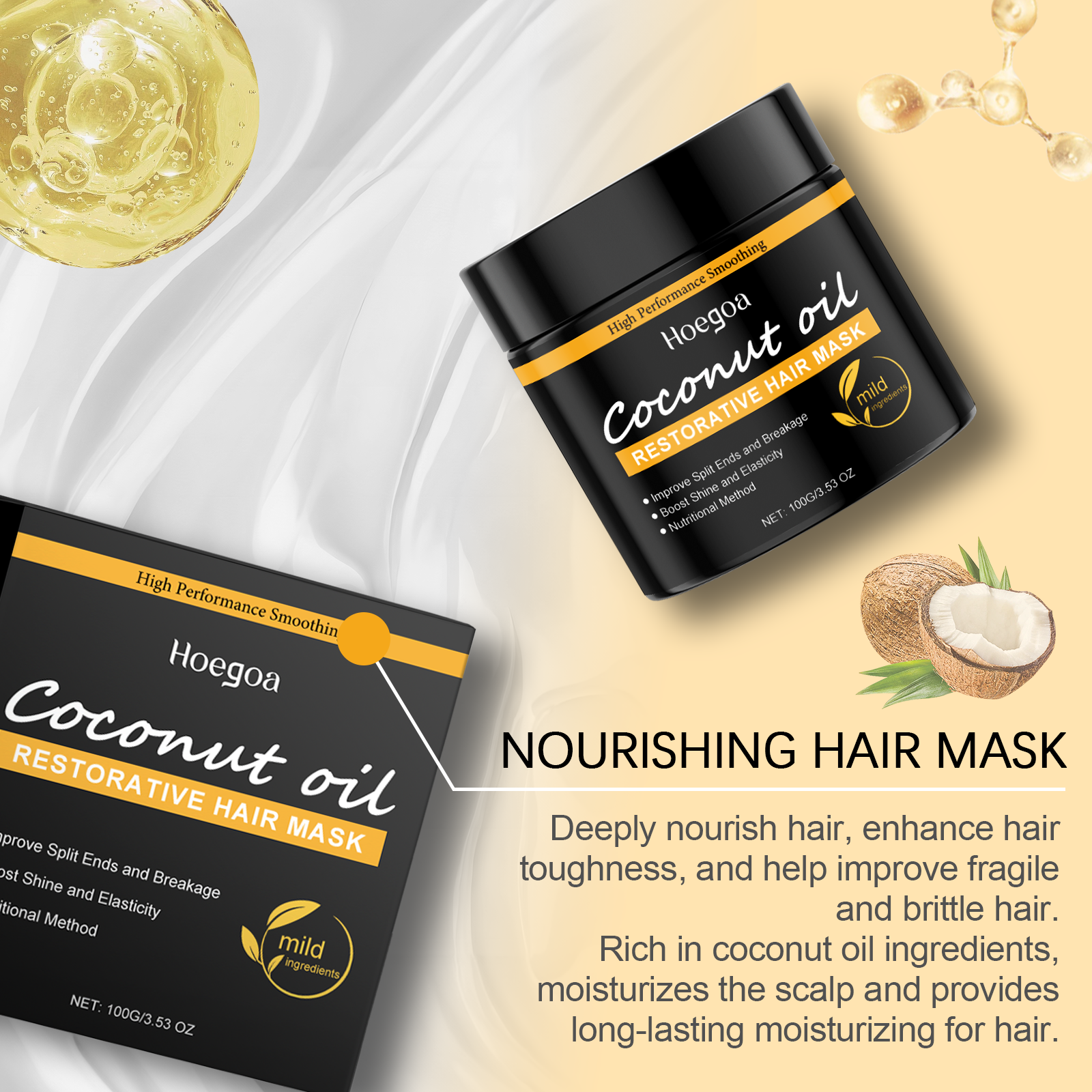 Hoegoa Hair Masks & Treatments hair care hair treatment smooth 100g | Premium Hair Care - Image 3