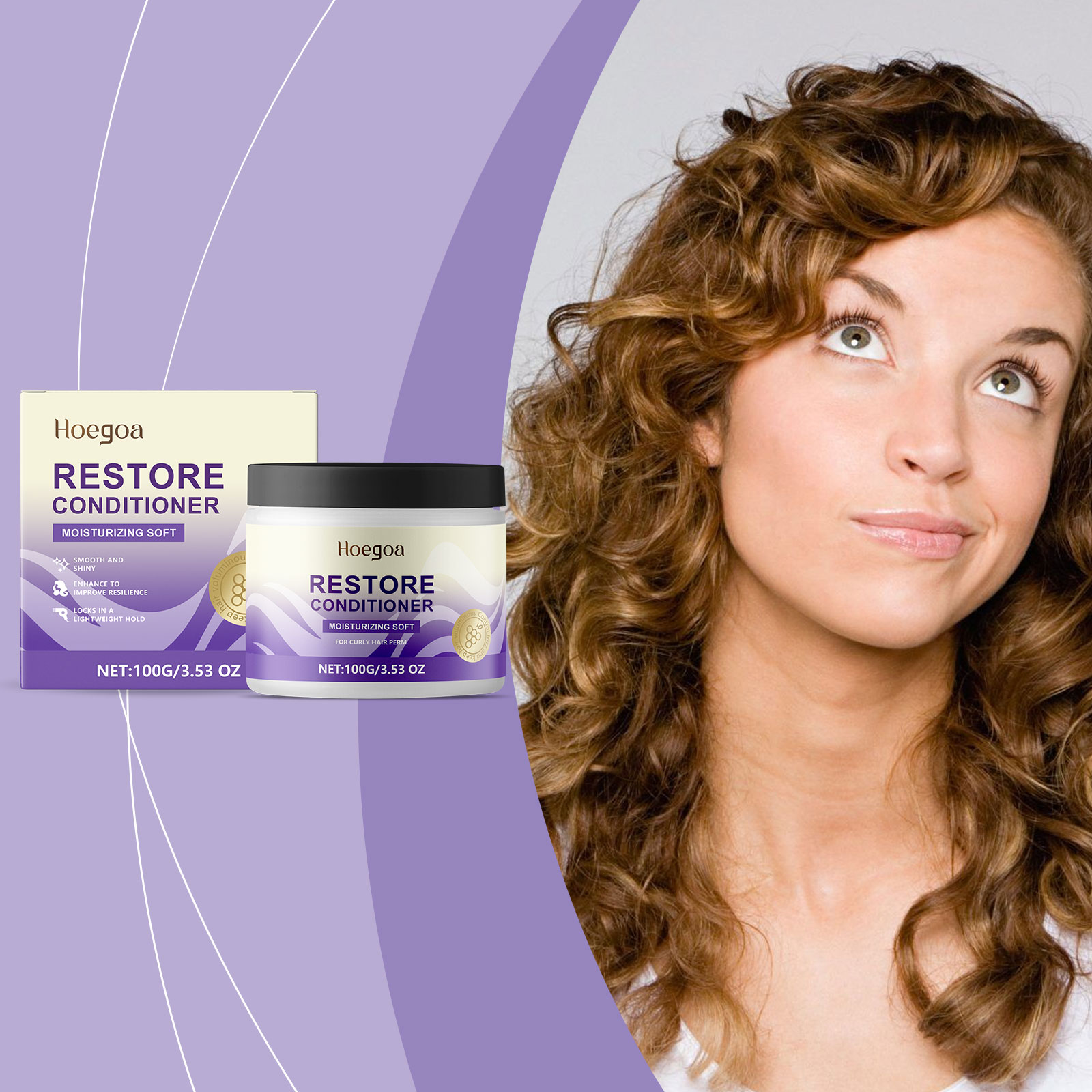 Hoegoa Conditioner volumizing repair leave-in 100g | Premium Hair Care - Image 2