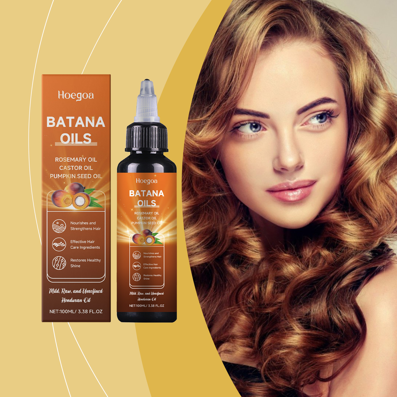 Hoegoa Hair Serums & Essences hair treatment smooth batana 100ml | Premium Hair Care - Image 2